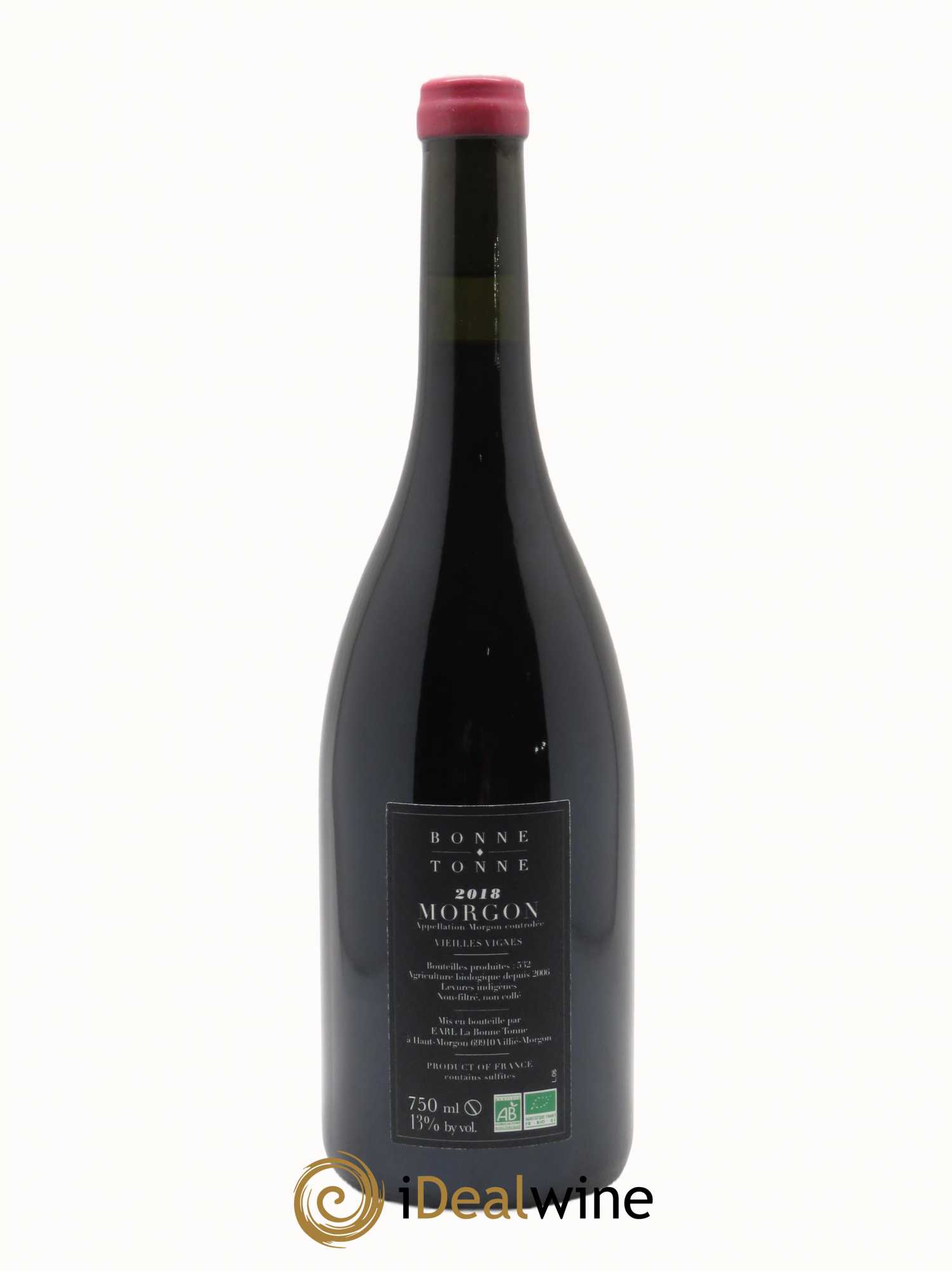 Morgon Vieilles Vignes La Bonne Tonne 2018 - Lot de 1 bouteille - 1