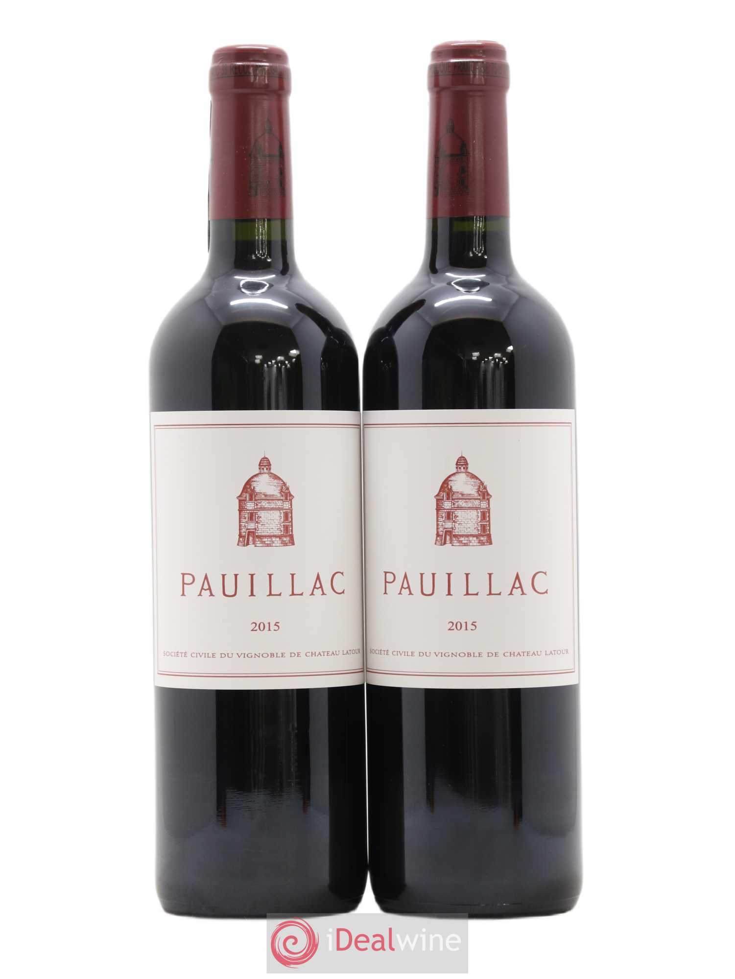 Pauillac de Château Latour 2015 - Lot de 2 bouteilles - 0