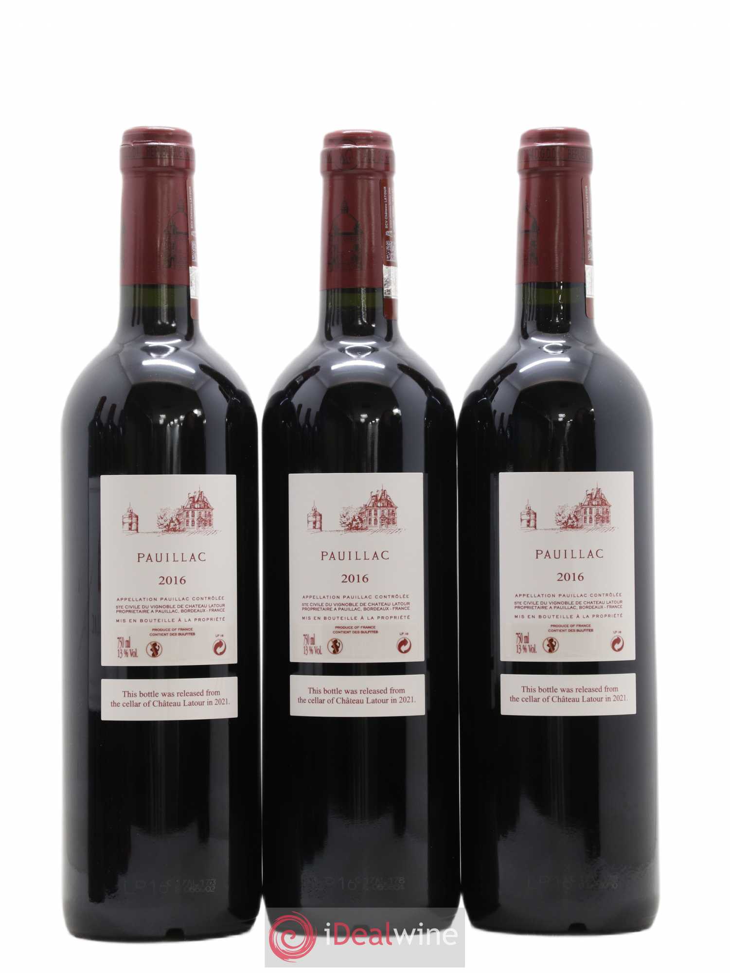 Pauillac de Château Latour 2016 - Lot of 6 bottles - 2
