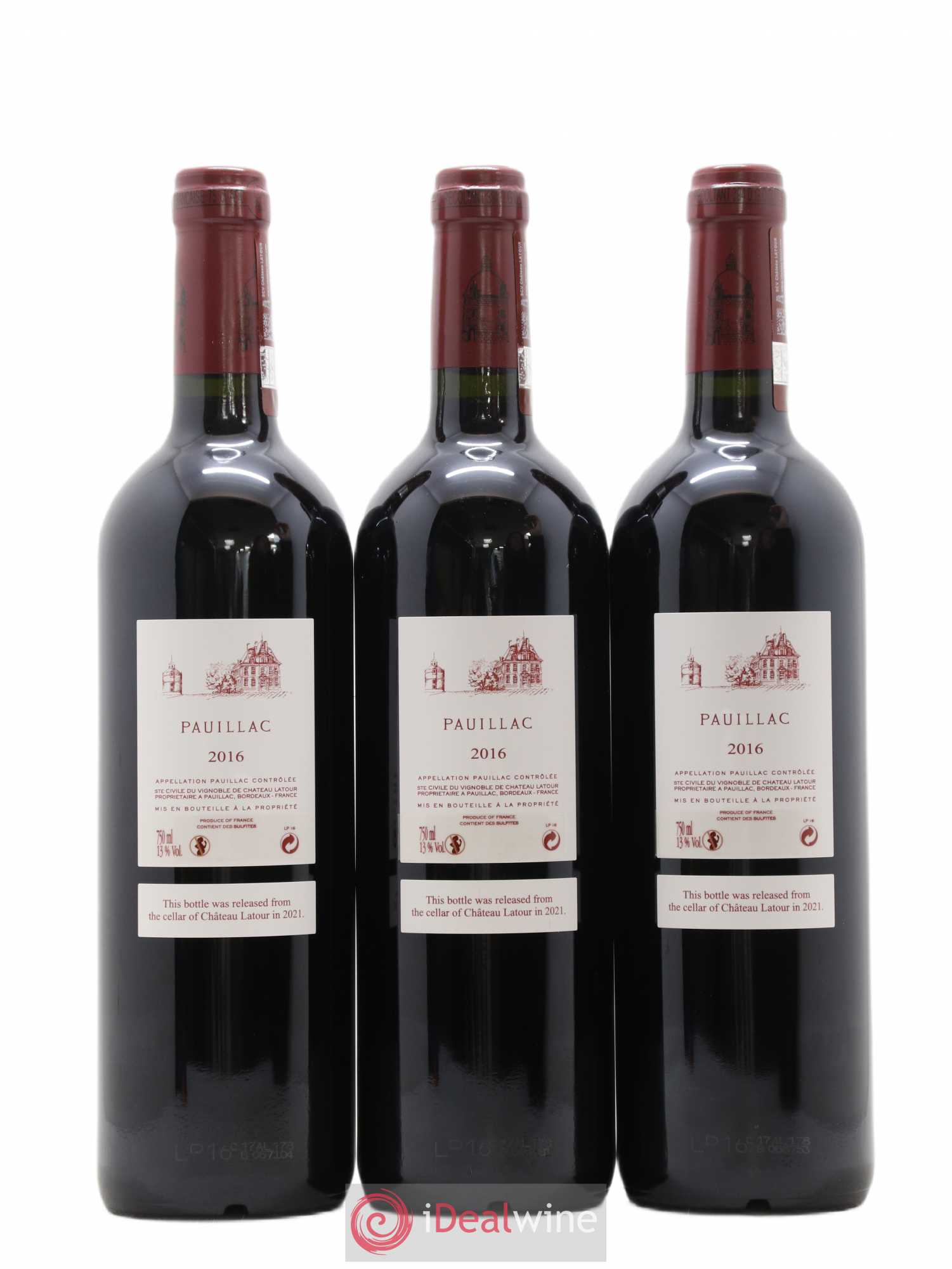 Buy Pauillac de Château Latour 2016 (lot: B2110040-83973)