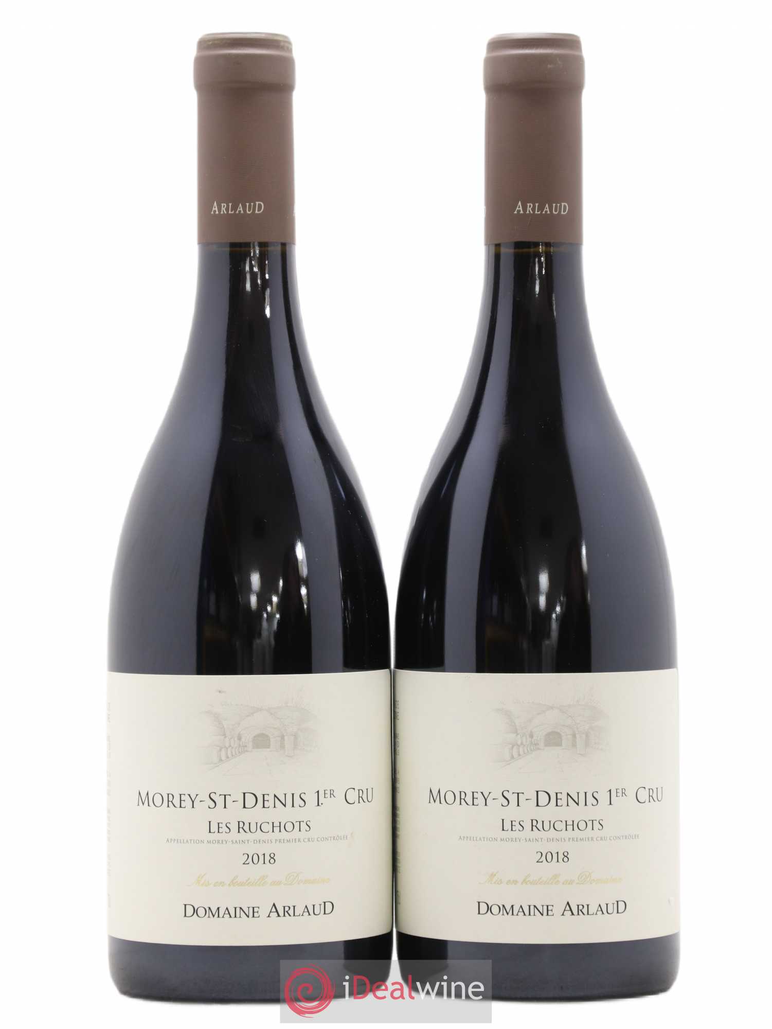 Morey-Saint-Denis 1er Cru Les Ruchots Arlaud 2018 - Lot de 2 bouteilles - 0