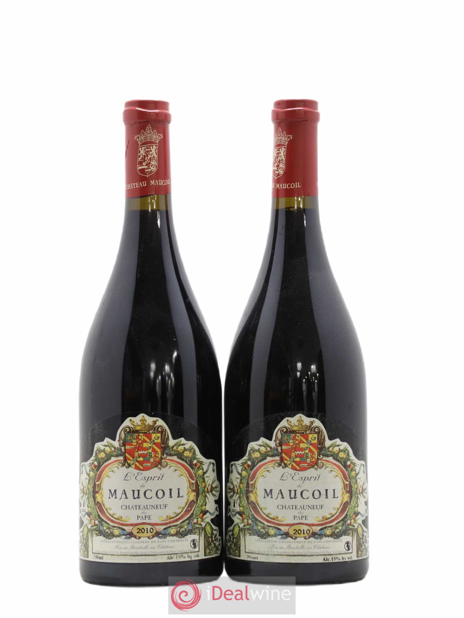 Châteauneuf-du-Pape Cuvée Esprit De Maucoil Maucoil (sans prix de réserve) 2010 - Posten von 2 Flaschen - 0