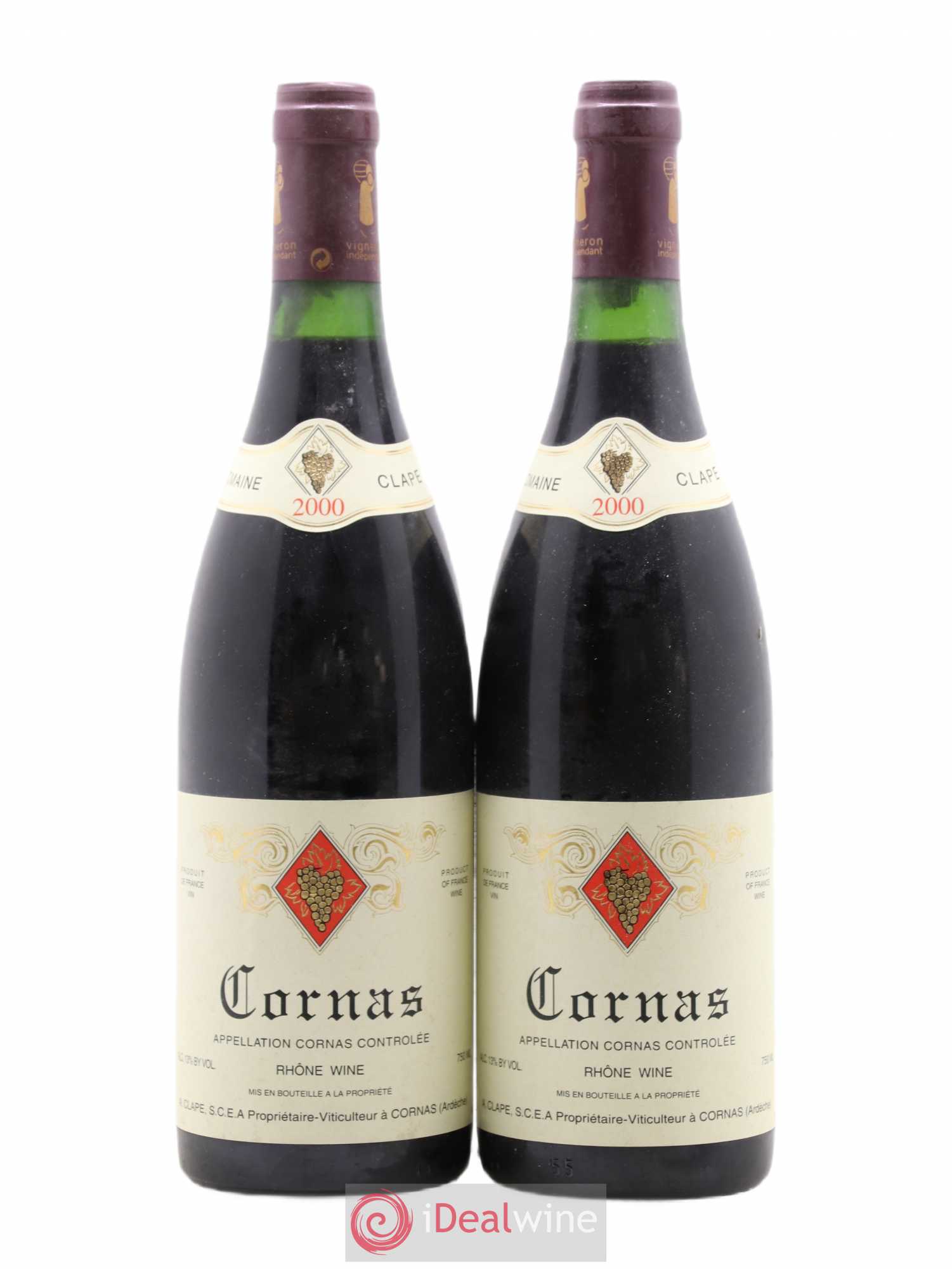 Cornas Auguste Clape 2000 - Lot de 2 bouteilles - 0