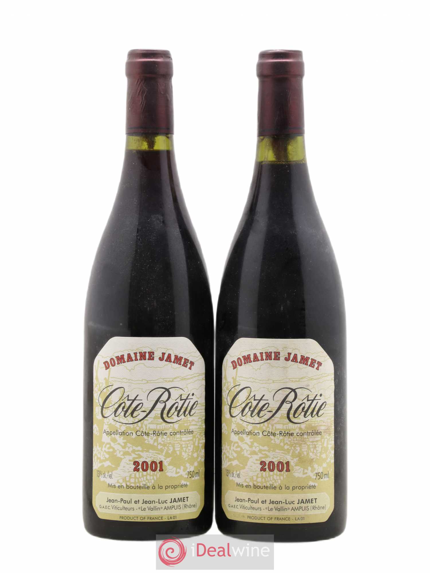 Côte-Rôtie Jamet (Domaine) 2001 - Lot de 2 bouteilles - 0