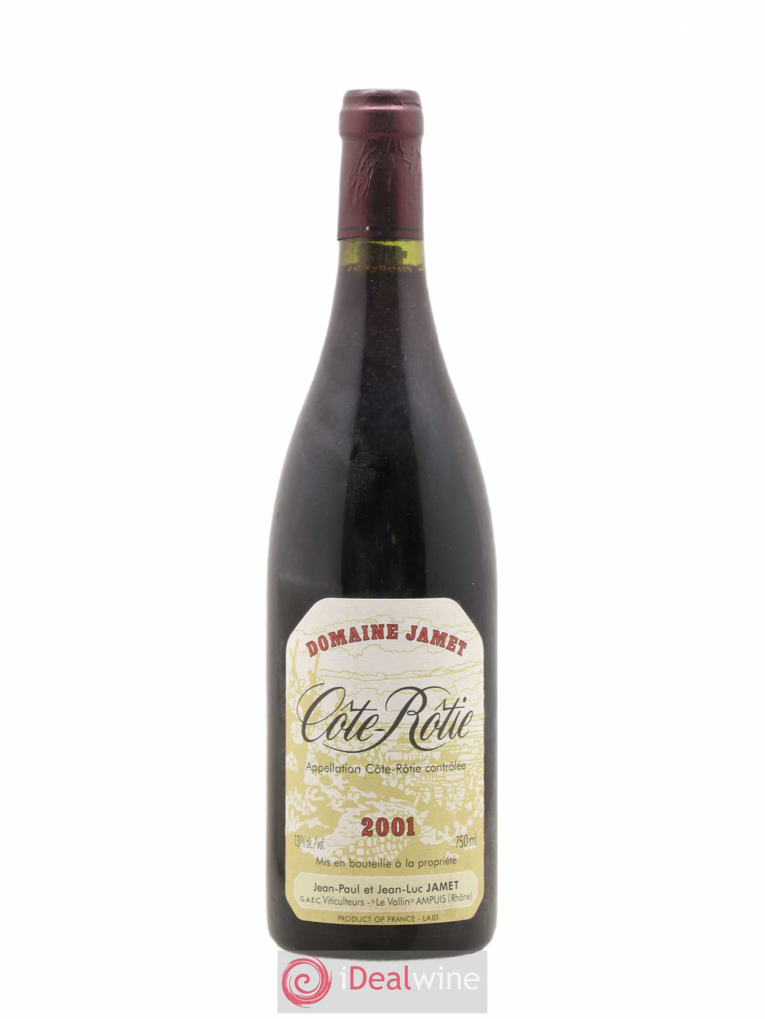 Côte-Rôtie Jamet (Domaine) 2001 - Lot de 1 bouteille - 0