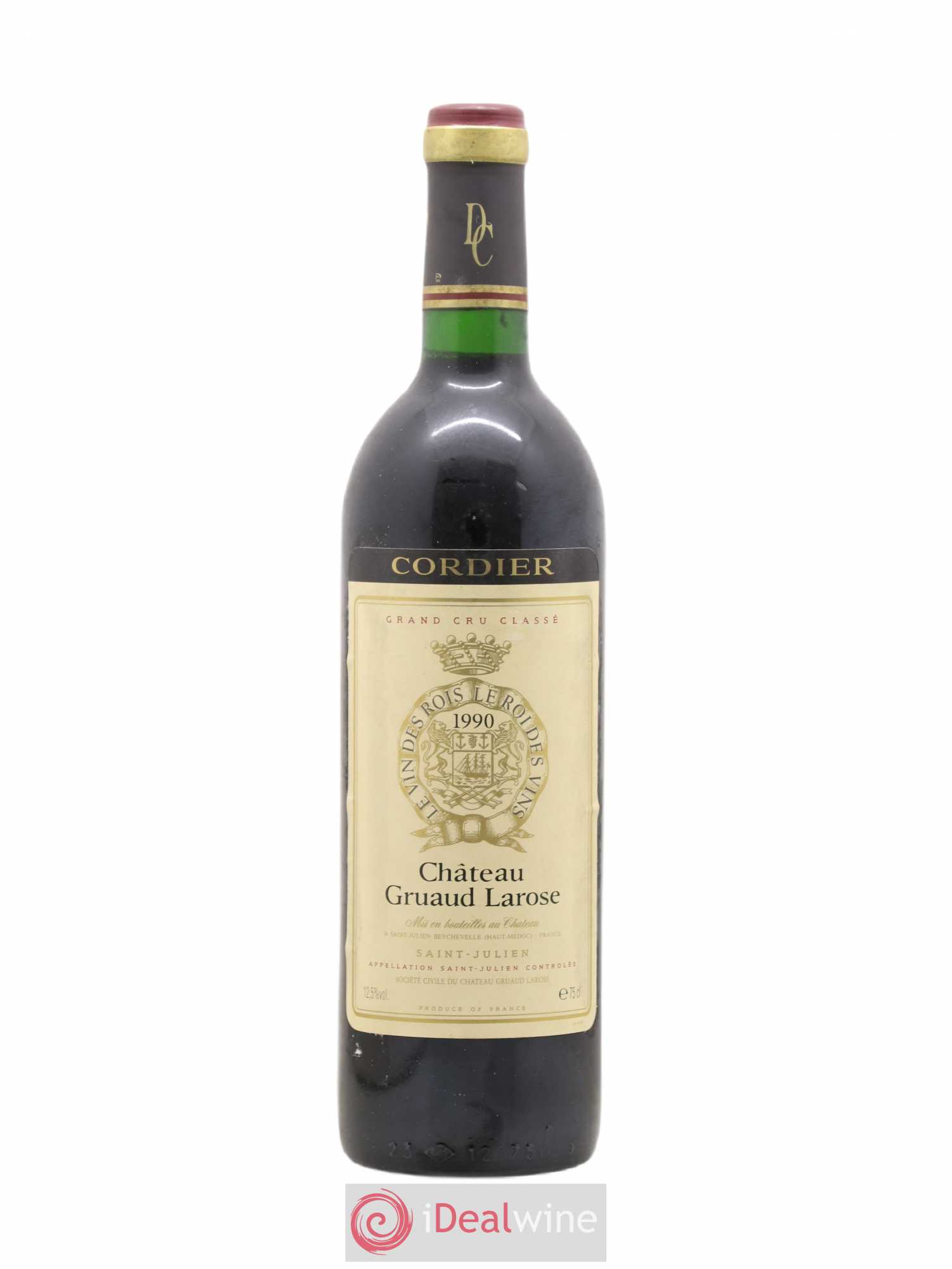 Château Gruaud Larose 2ème Grand Cru Classé 1990 - Lot de 1 bouteille - 0