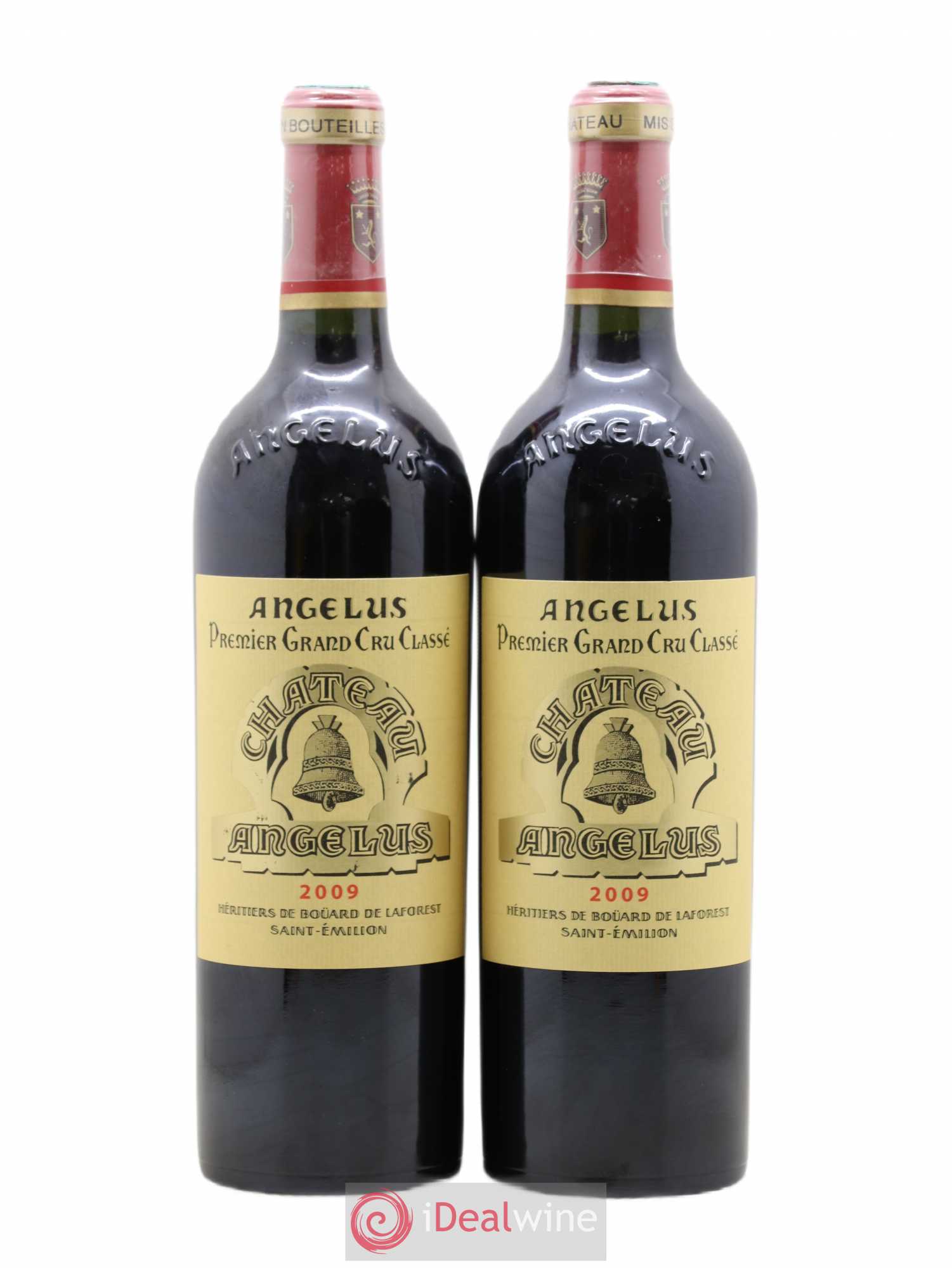 Château Angélus 1er Grand Cru Classé A 2009 - Lot de 2 bouteilles - 0