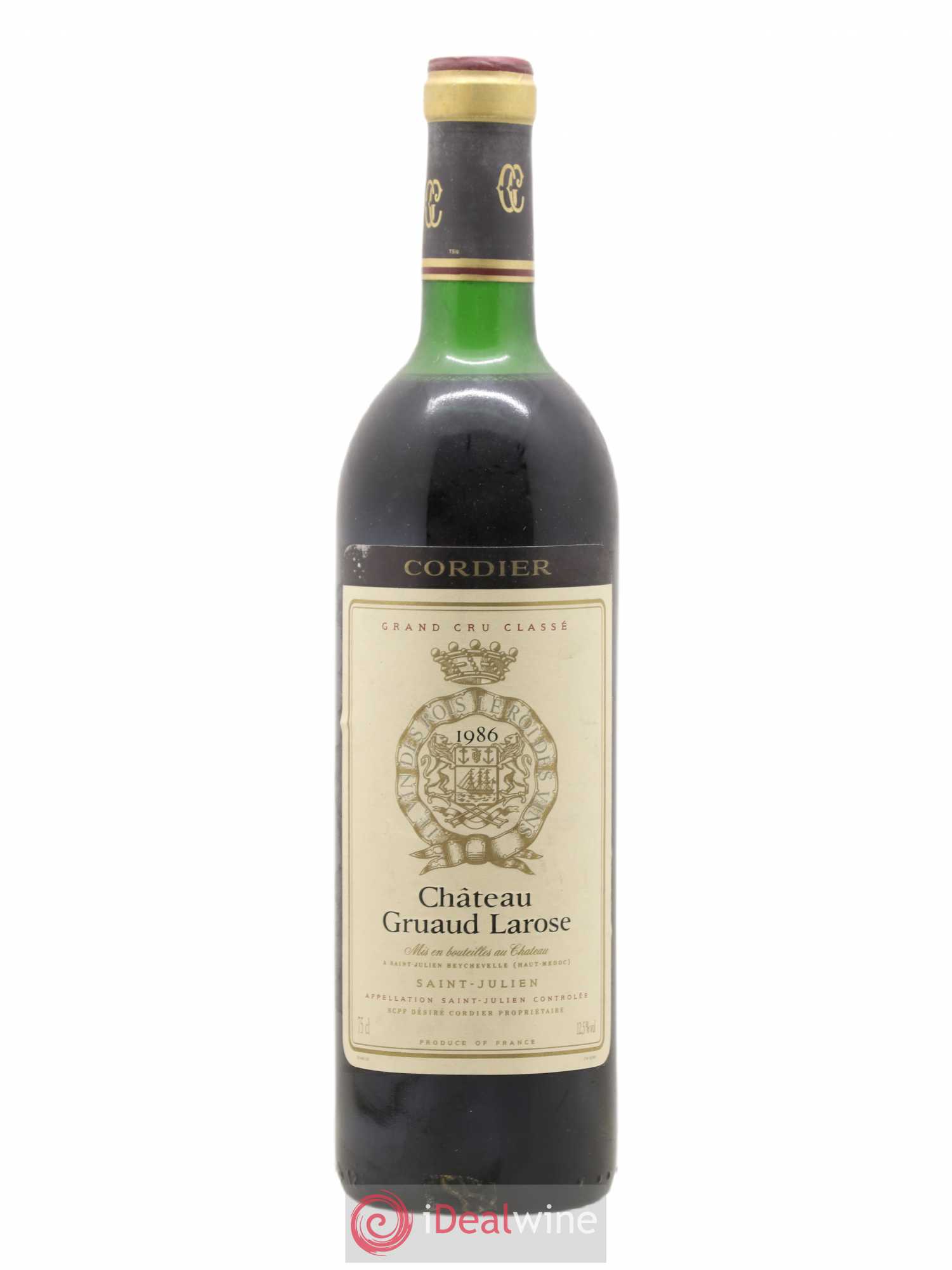 Château Gruaud Larose 2ème Grand Cru Classé 1986 - Lot de 1 bouteille - 0