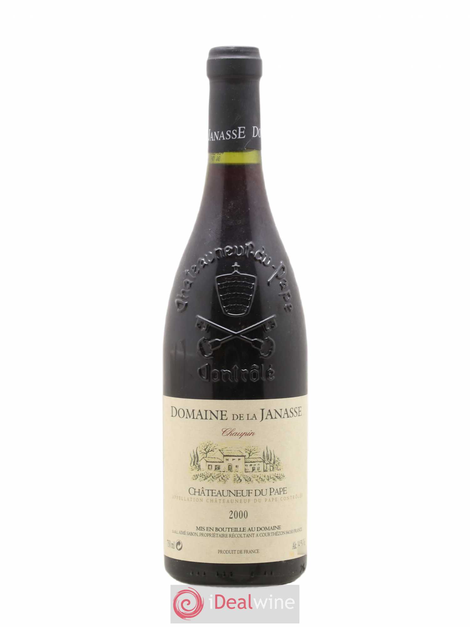 Châteauneuf-du-Pape Cuvée Chaupin La Janasse (Domaine de) 2000 - Lot de 1 bouteille - 0