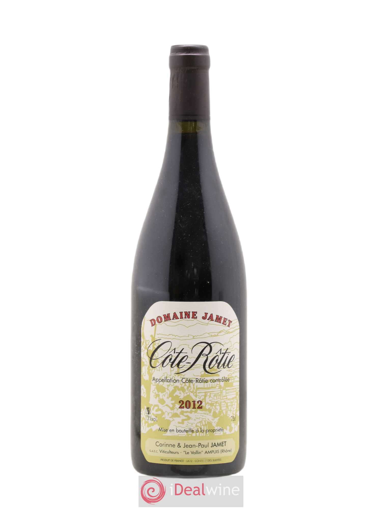 Côte-Rôtie Jamet (Domaine) 2012 - Lot de 1 bouteille - 0