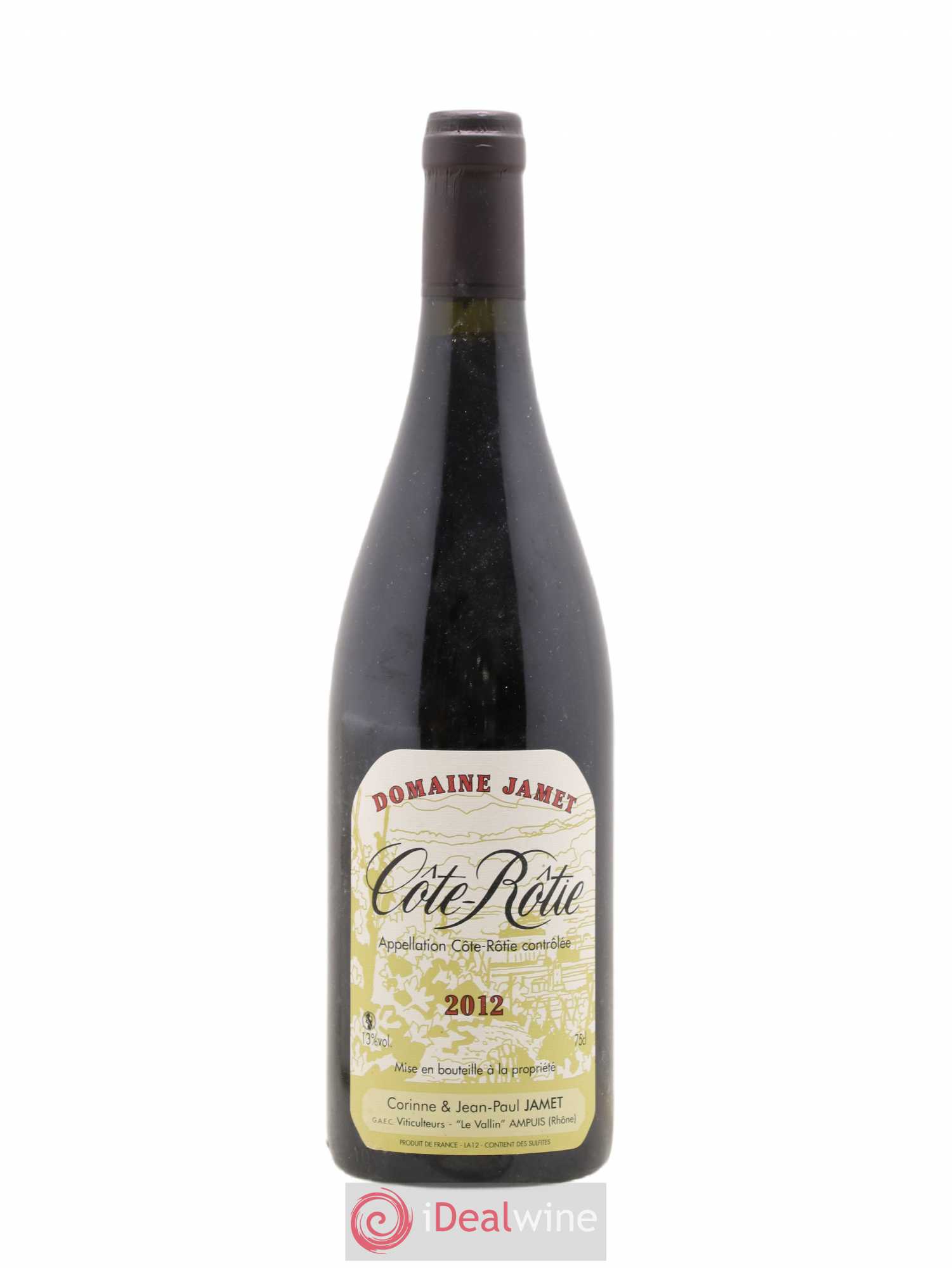 Côte-Rôtie Jamet (Domaine) 2012 - Lot de 1 bouteille - 0