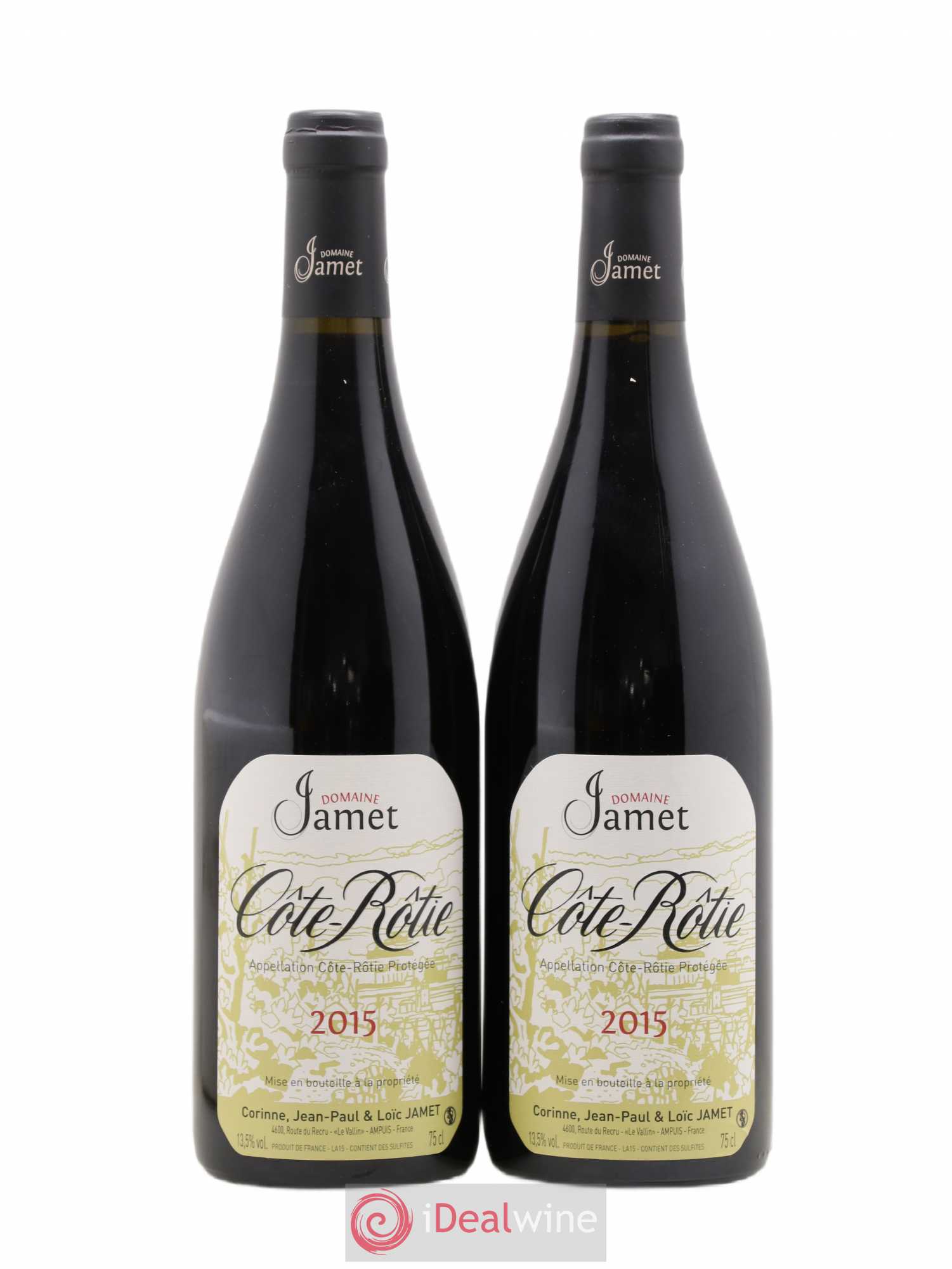 Côte-Rôtie Jamet (Domaine) 2015 - Lot de 2 bouteilles - 0