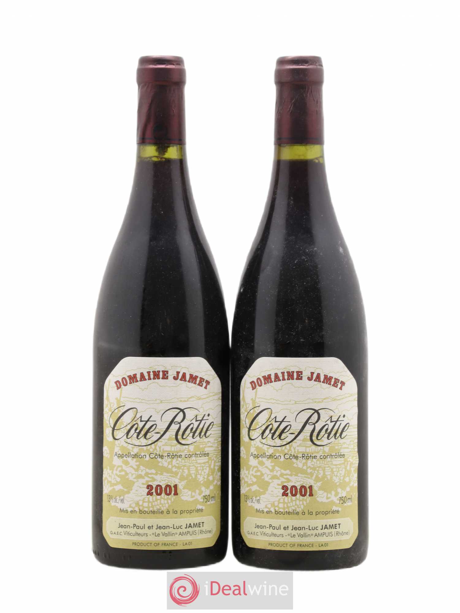 Côte-Rôtie Jamet (Domaine) 2001 - Lot de 2 bouteilles - 0