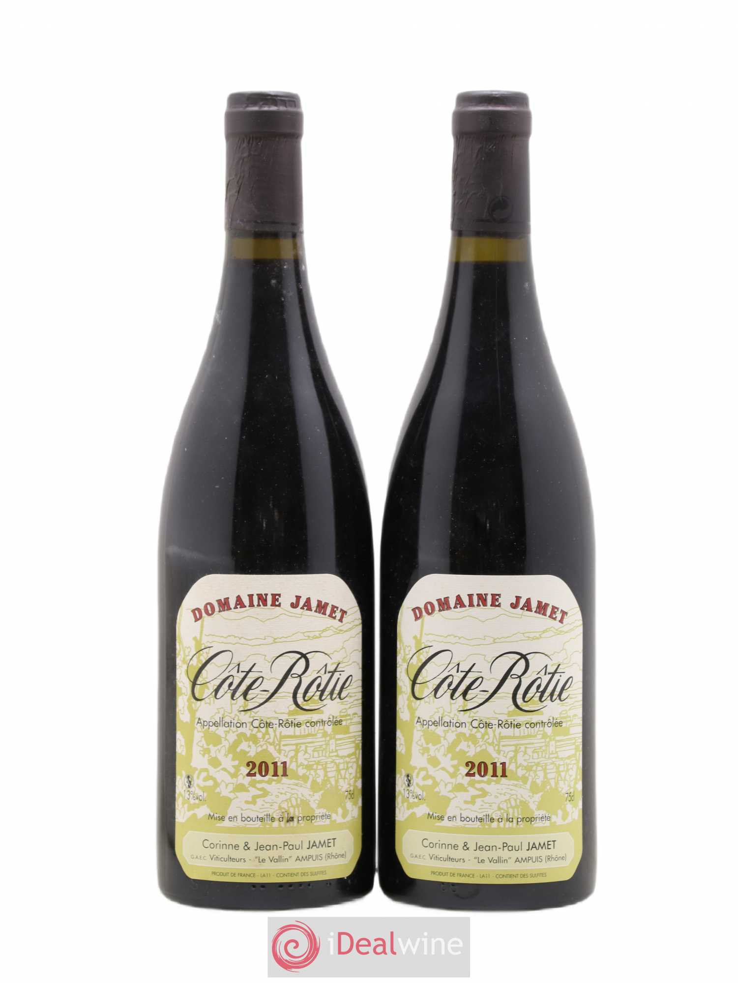 Côte-Rôtie Jamet (Domaine) 2011 - Lot de 2 bouteilles - 0
