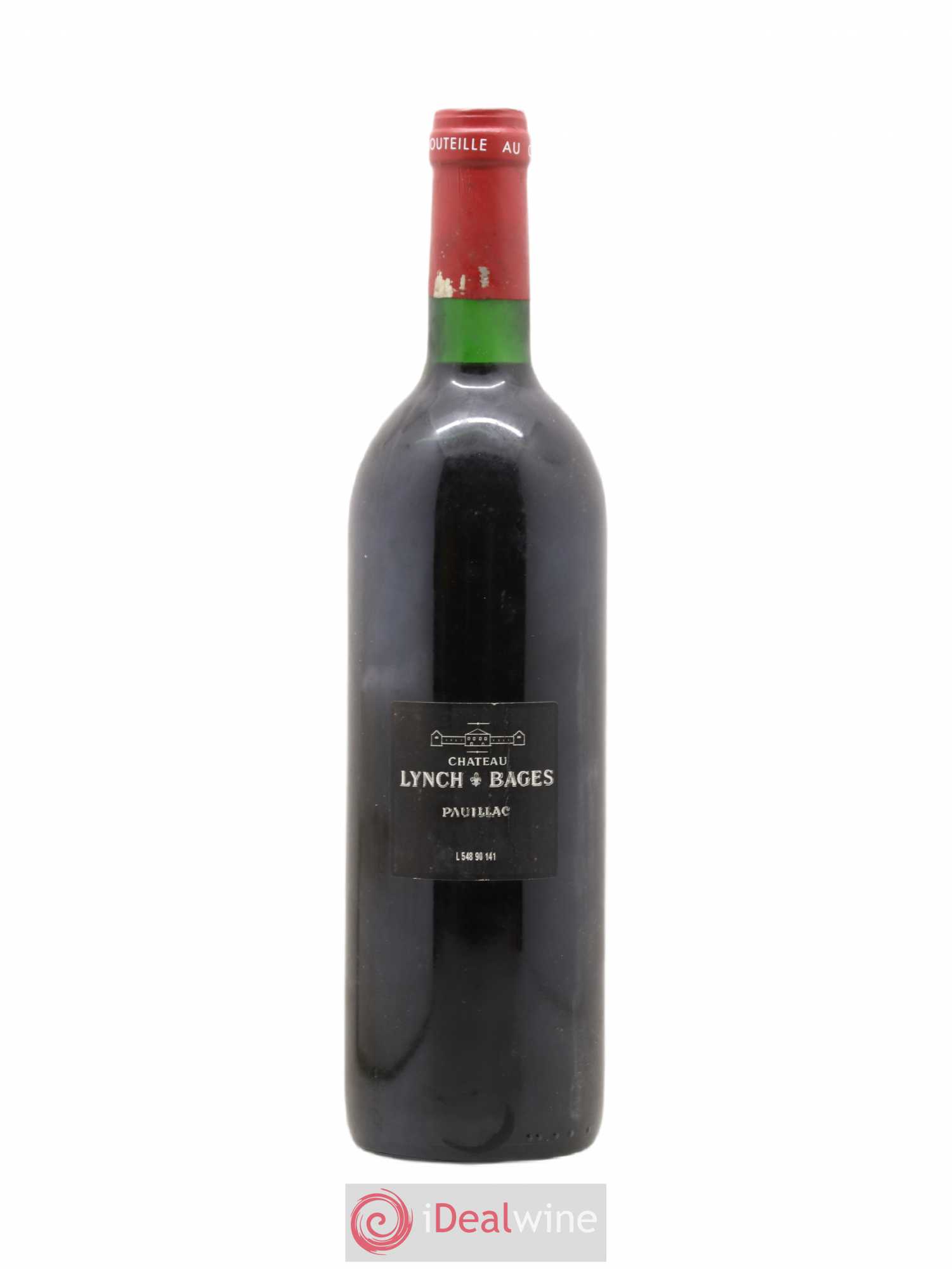 Château Lynch Bages 5ème Grand Cru Classé 1990 - Lot de 1 bouteille - 1