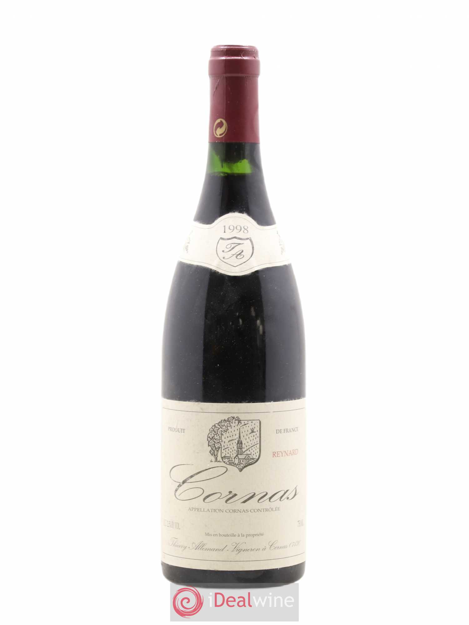 Cornas Reynard Thierry Allemand 1998 - Lot de 1 bouteille - 0