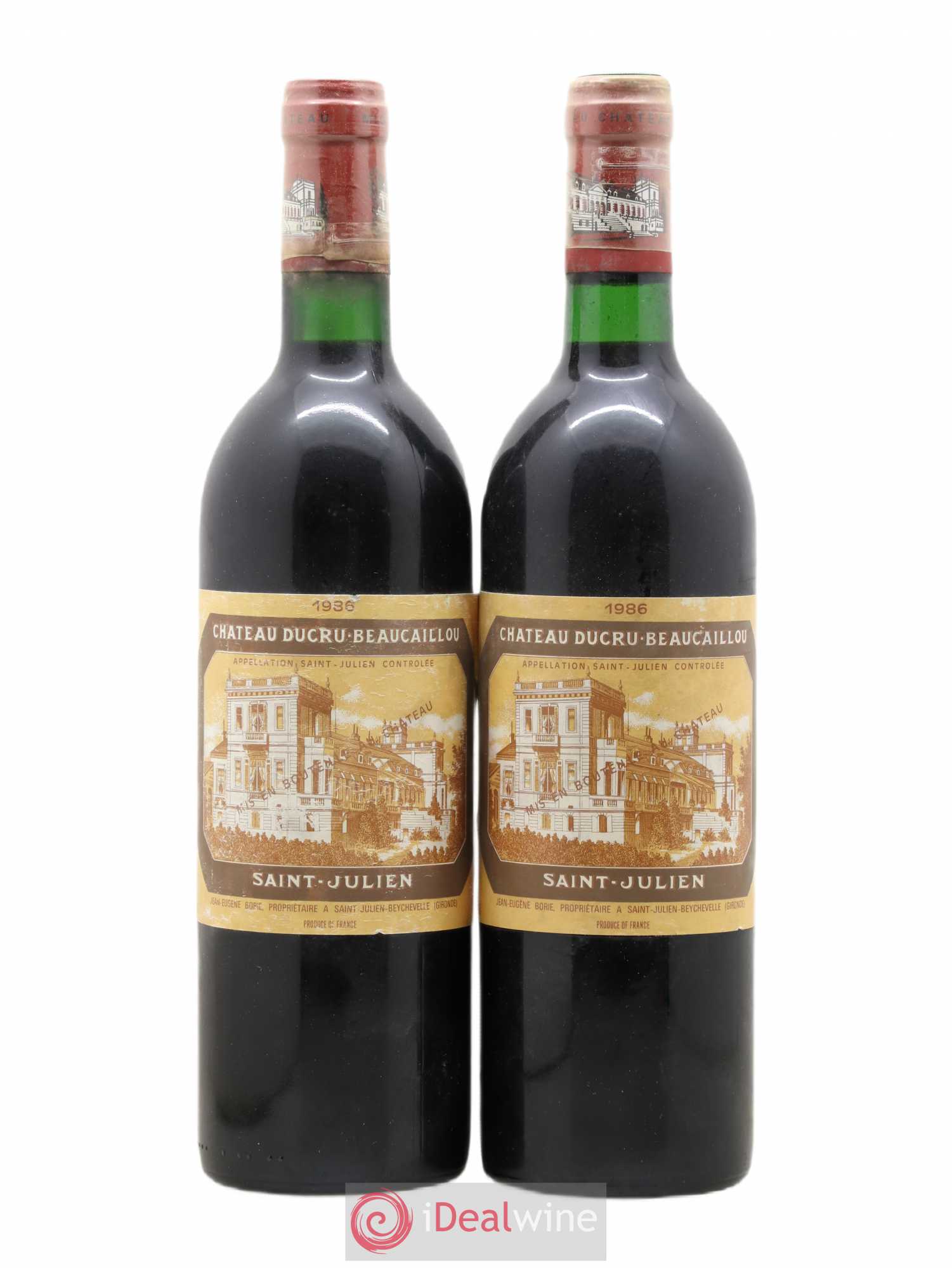 Château Ducru Beaucaillou 2ème Grand Cru Classé 1986 - Lot de 2 bouteilles - 0