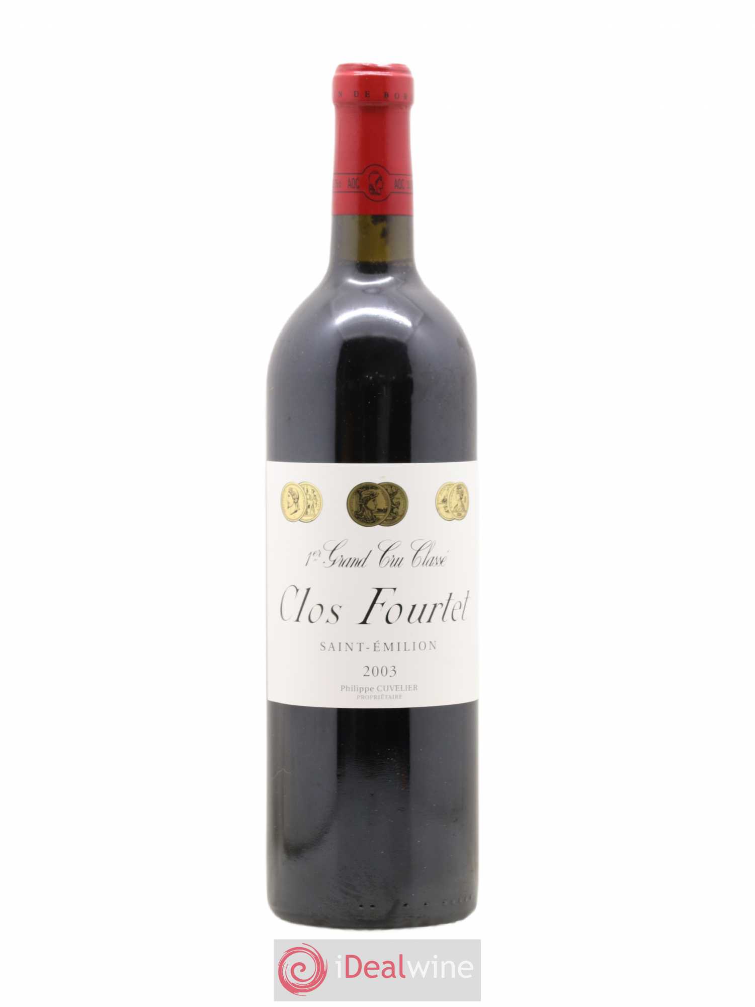 Clos Fourtet 1er Grand Cru Classé B 2003 - Lot de 1 bouteille - 0