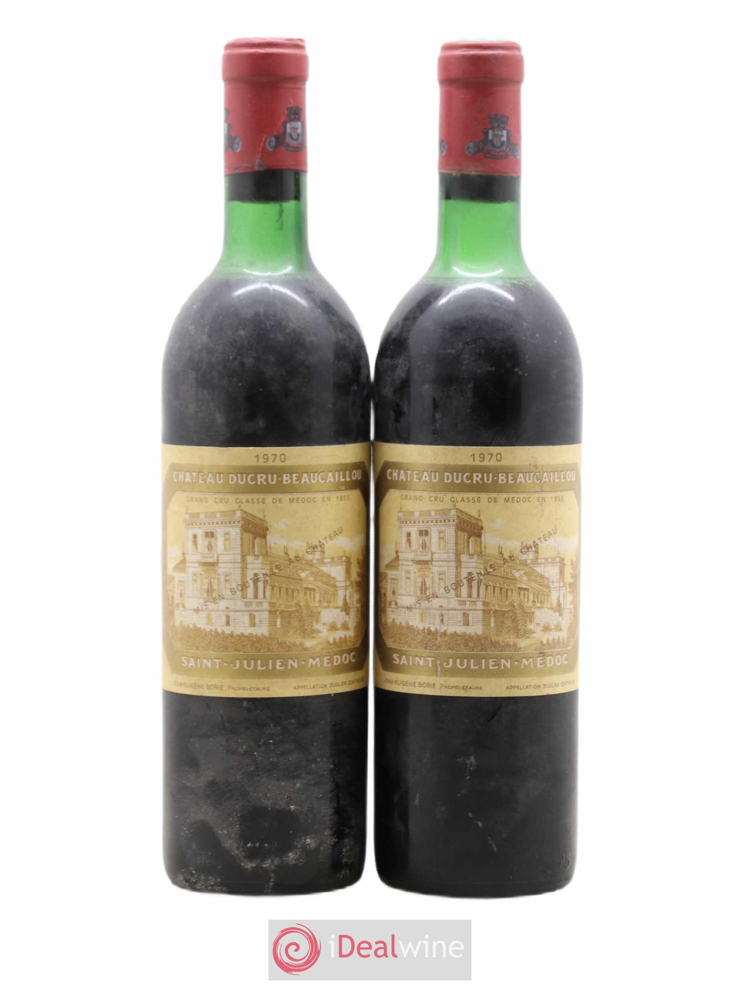 Château Ducru Beaucaillou 2ème Grand Cru Classé 1970 - Lot de 2 bouteilles - 0