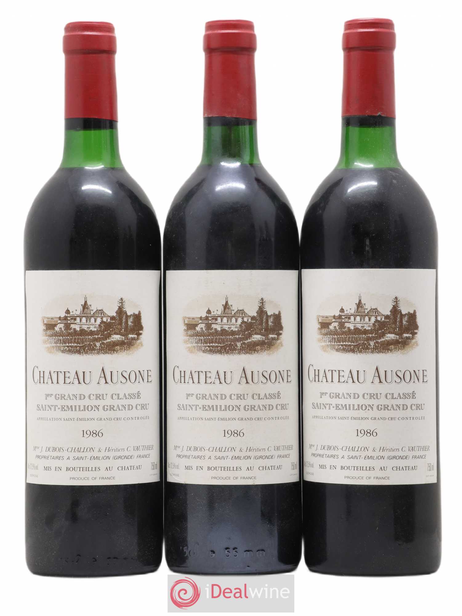 Château Ausone 1er Grand Cru Classé A 1986 - Lot de 6 bouteilles - 2