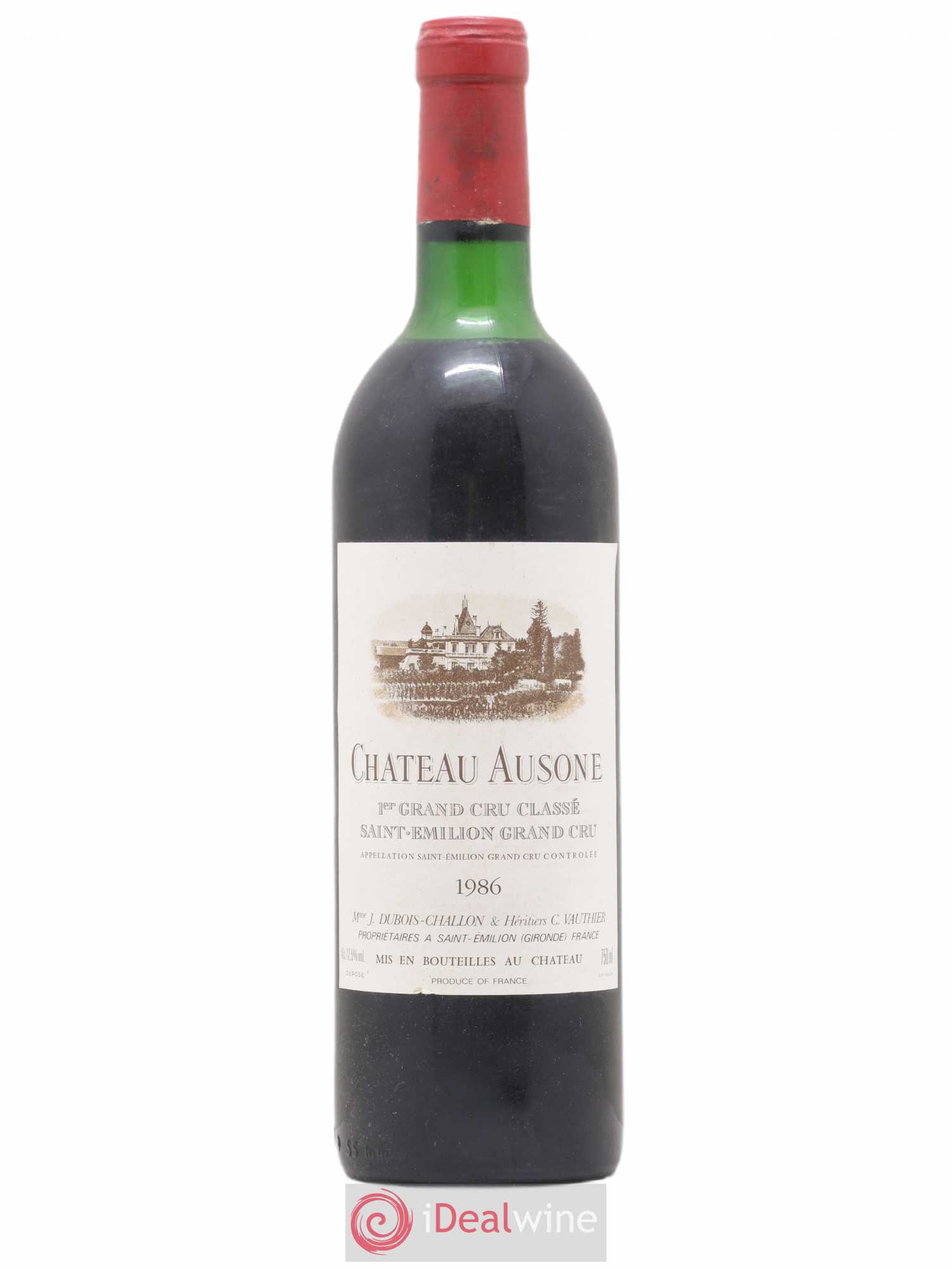 Château Ausone 1er Grand Cru Classé A 1986 - Lot de 1 bouteille - 0