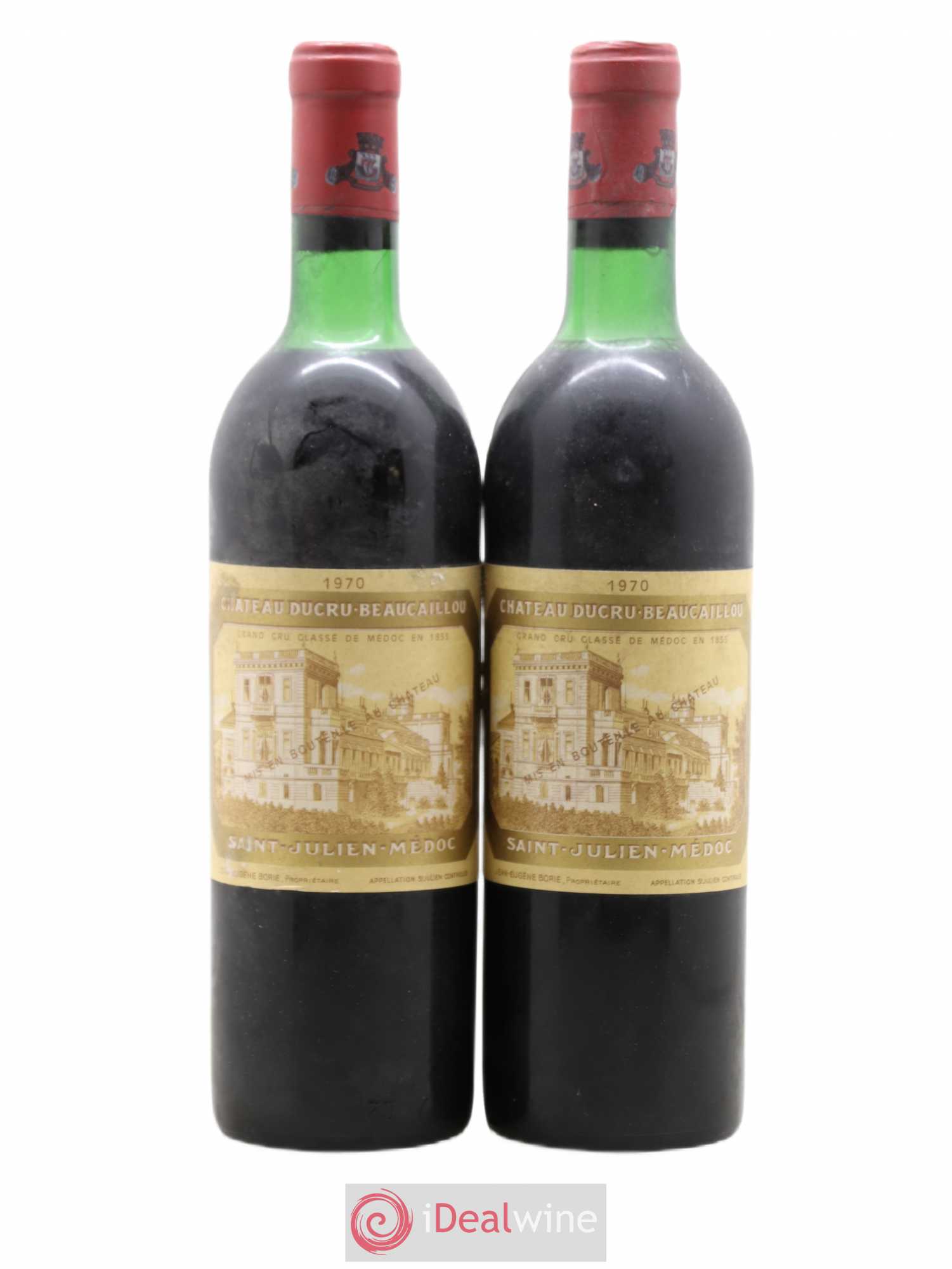 Château Ducru Beaucaillou 2ème Grand Cru Classé 1970 - Lot de 2 bouteilles - 0