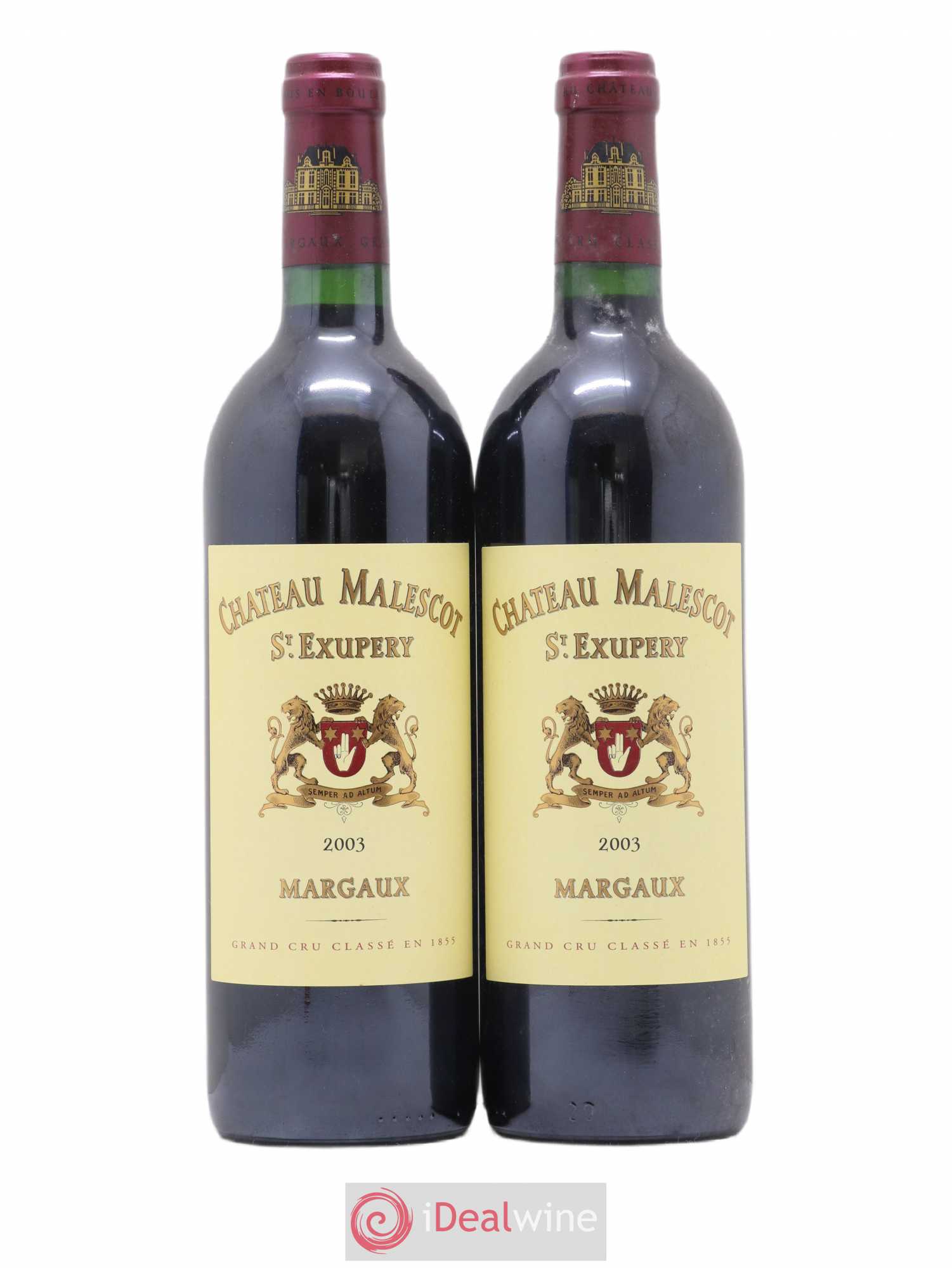 Château Malescot Saint-Exupéry 3ème Grand Cru Classé 2003 - Lot de 2 bouteilles - 0