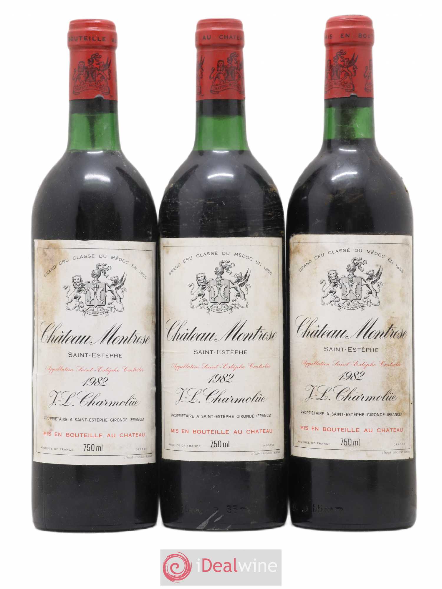 Château Montrose 2ème Grand Cru Classé 1982 - Lot de 6 bouteilles - 2