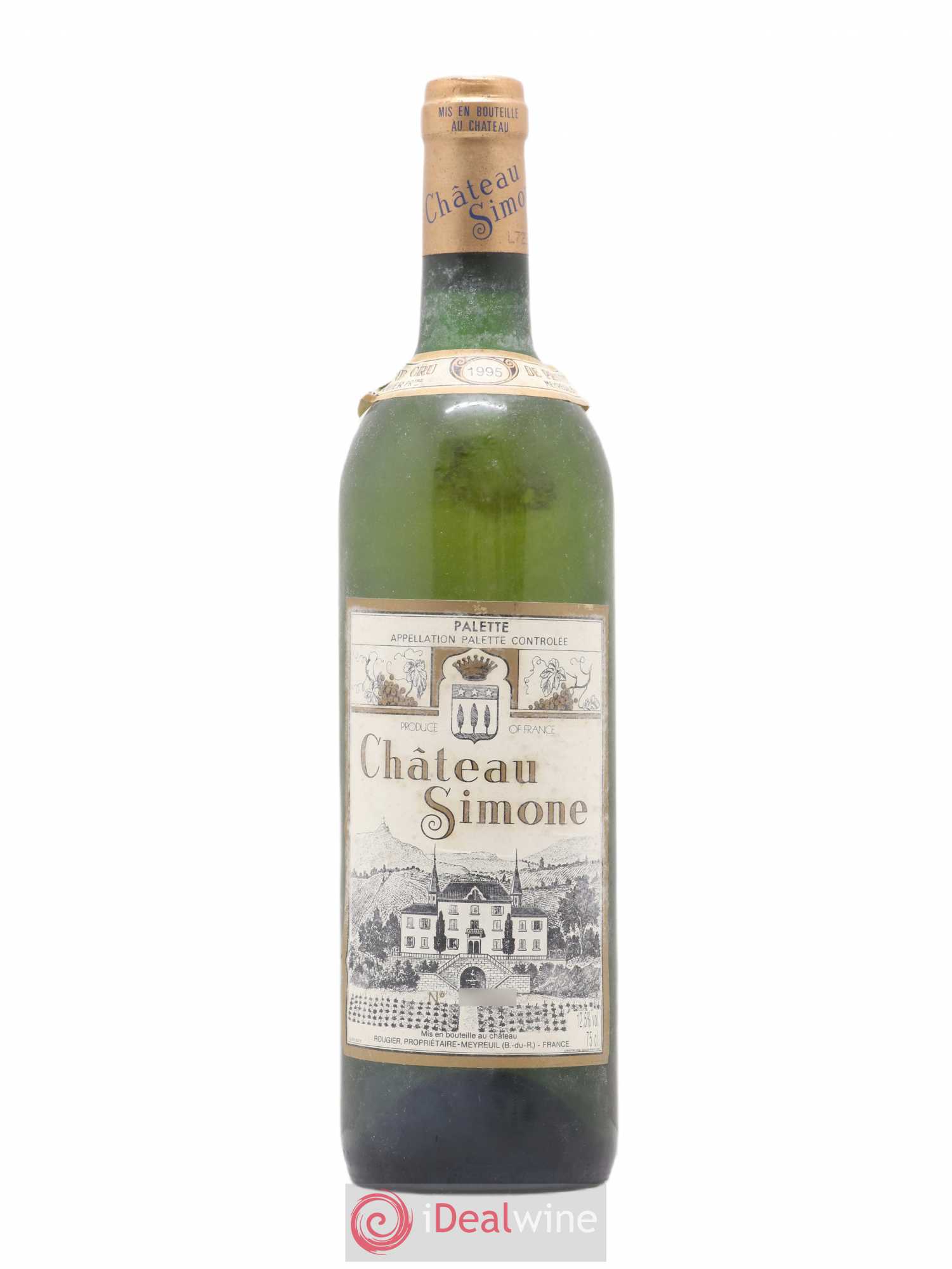 Palette Château Simone Famille Rougier 1995 - Lot de 1 bouteille - 0
