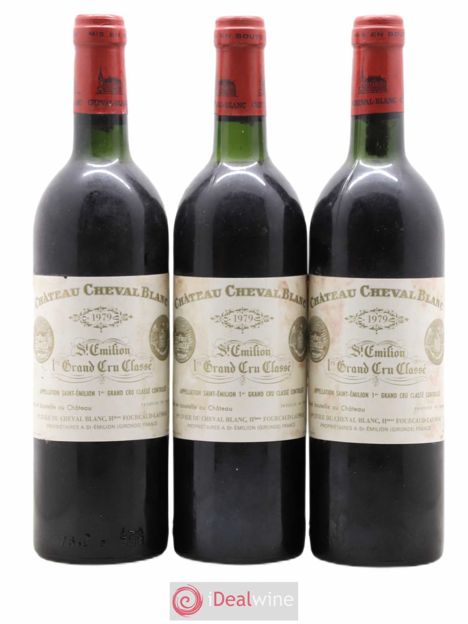 Château Cheval Blanc 1er Grand Cru Classé A 1979 - Lot de 3 bouteilles - 0