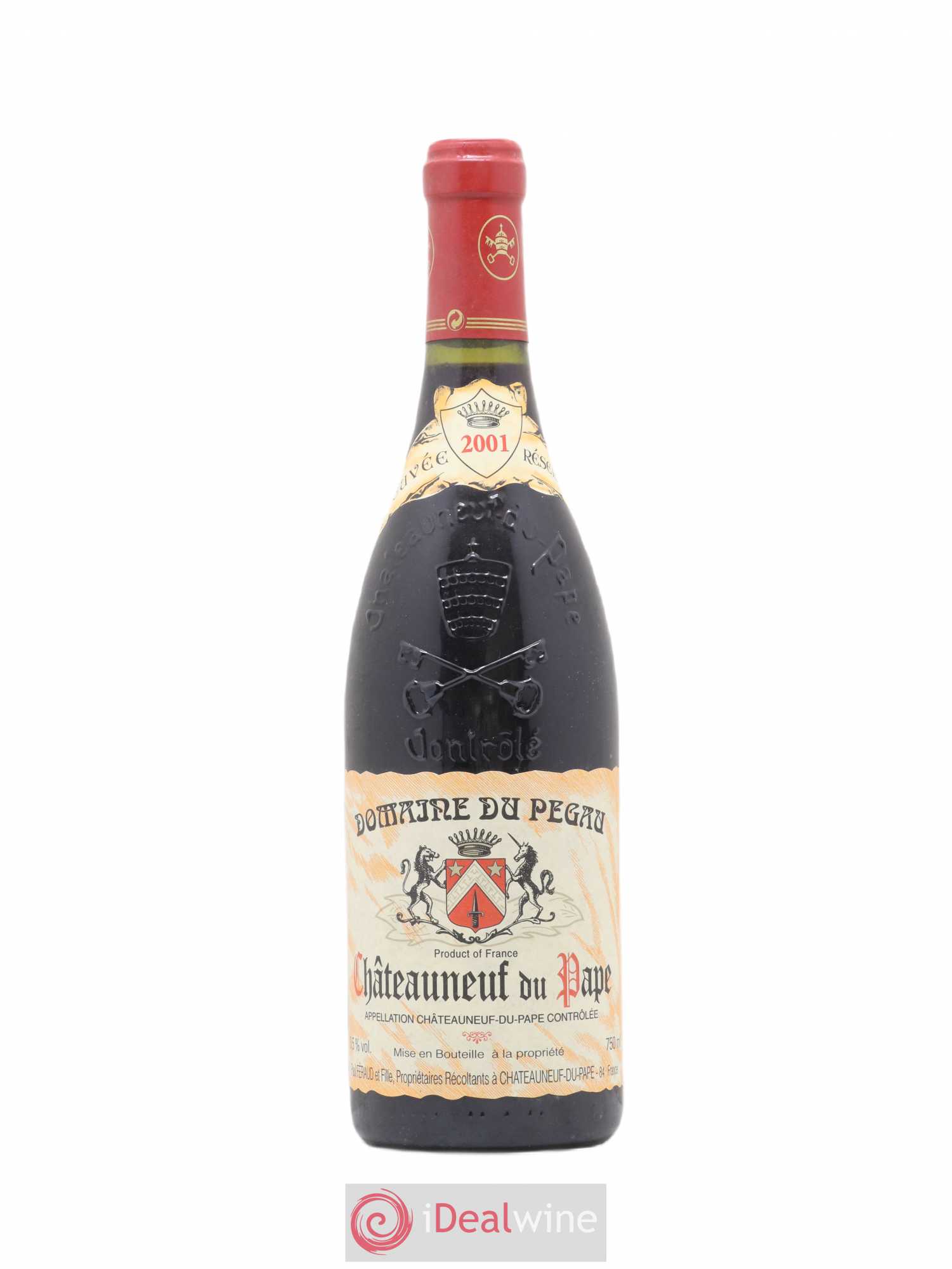 Châteauneuf-du-Pape Domaine du Pégau Cuvée Réservée Paul et Laurence Féraud 2001 - Lot de 1 bouteille - 0