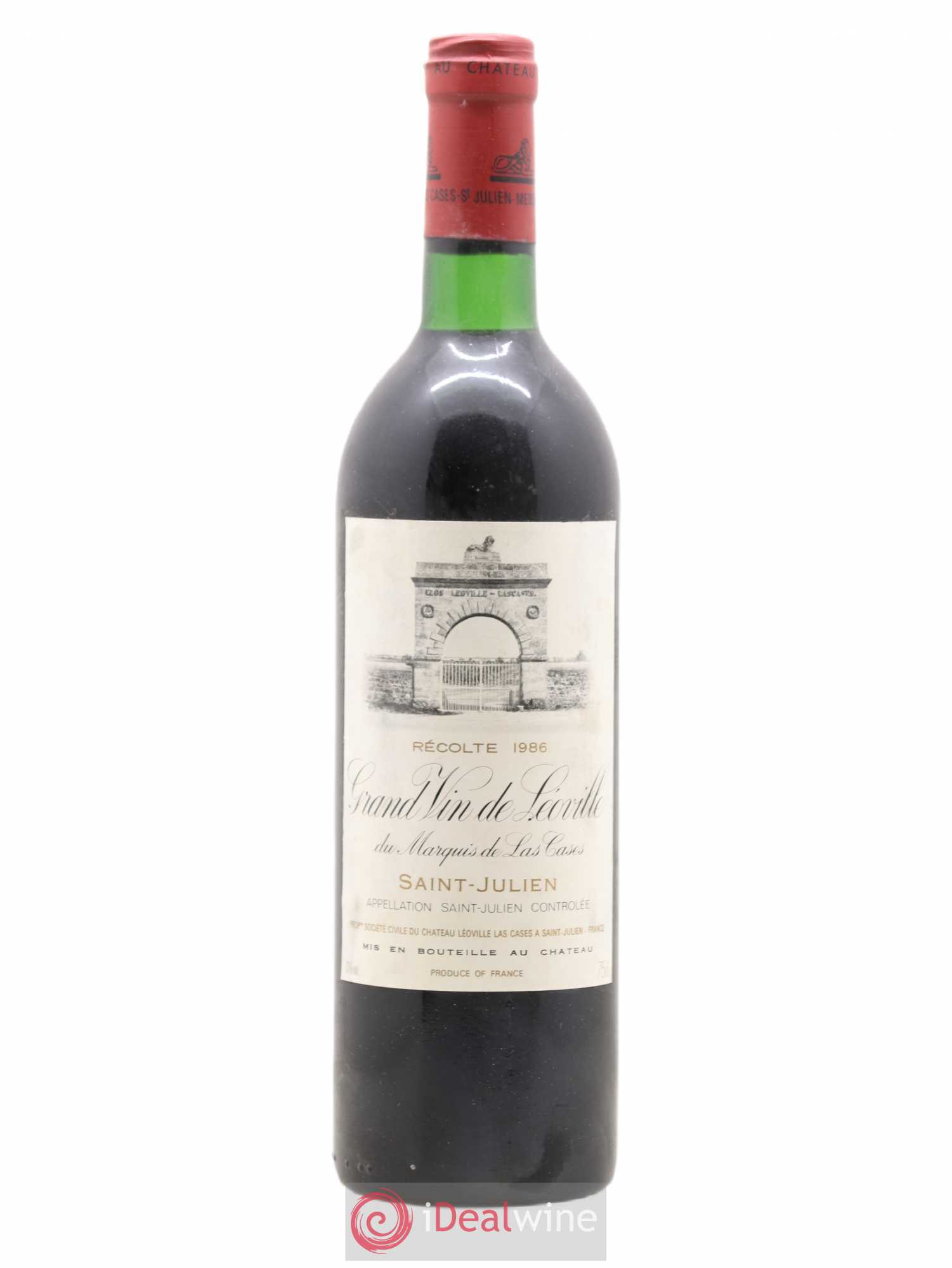 Château Léoville Las Cases 2ème Grand Cru Classé 1986 - Lot de 1 bouteille - 0