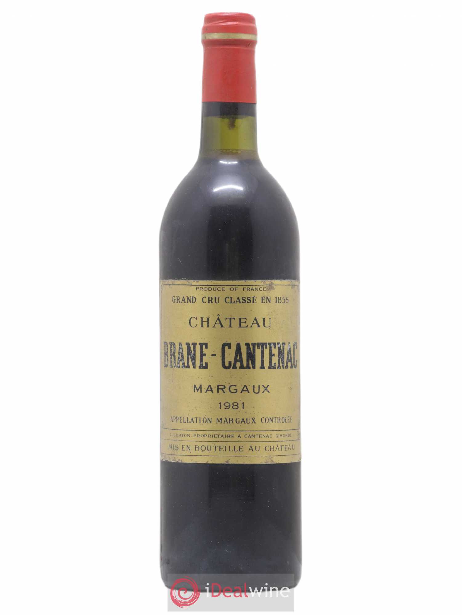 Château Brane Cantenac 2ème Grand Cru Classé 1981 - Lot de 1 bouteille - 0