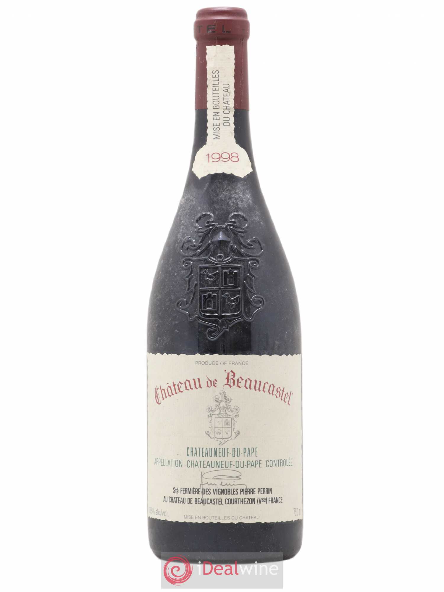 Châteauneuf-du-Pape Château de Beaucastel Famille Perrin 1998 - Lot de 1 bouteille - 0