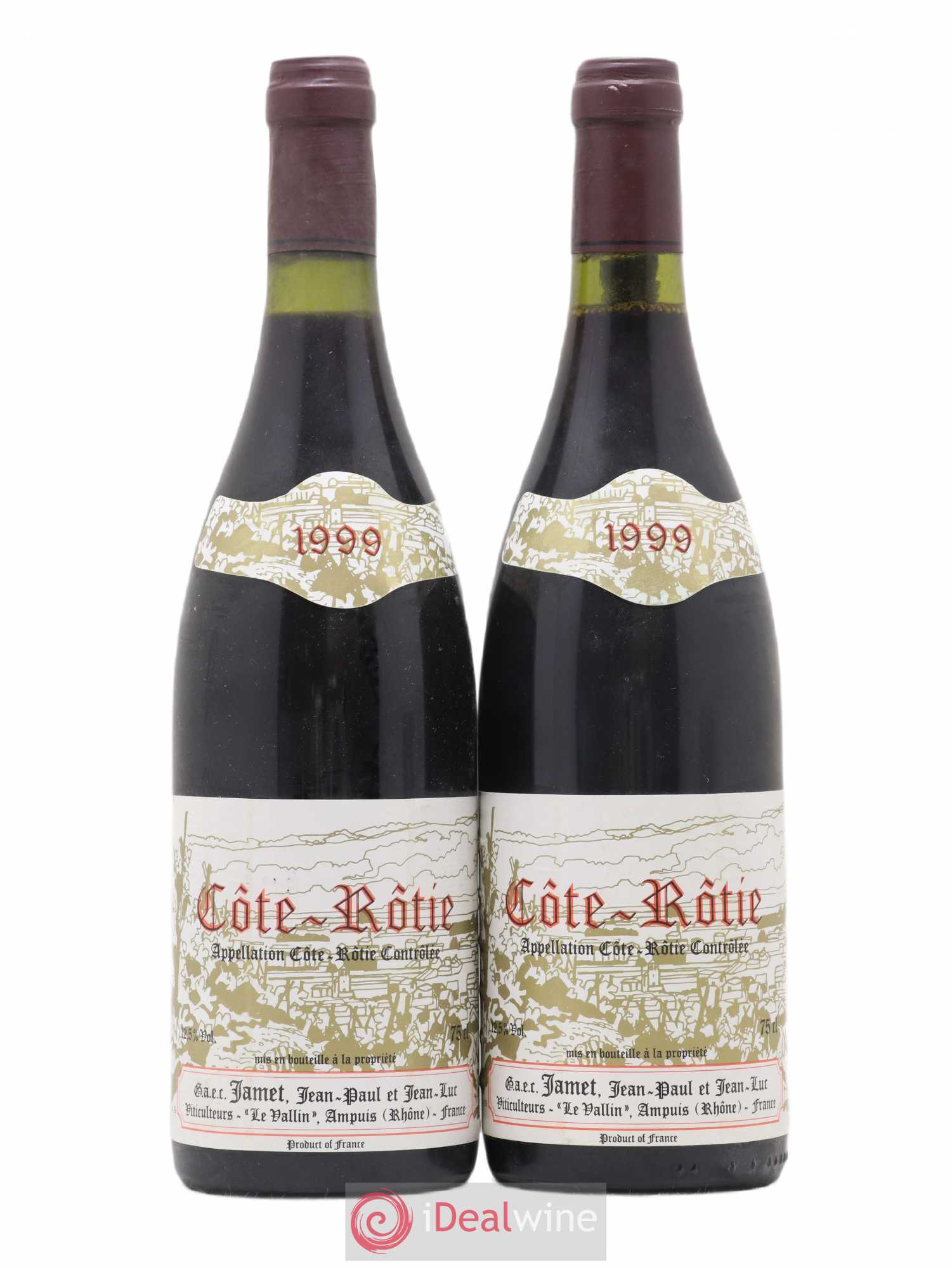 Côte-Rôtie Jamet (Domaine) 1999 - Lot de 2 bouteilles - 0