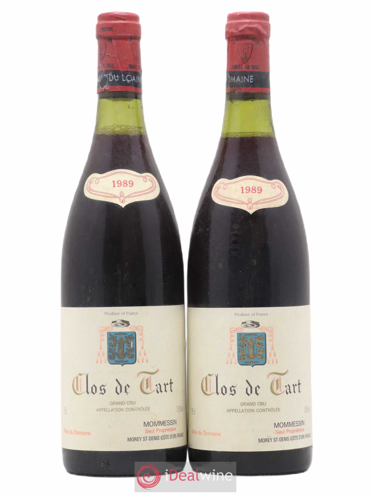 Clos de Tart Grand Cru Clos de Tart 1989 - Lot de 2 bouteilles - 0