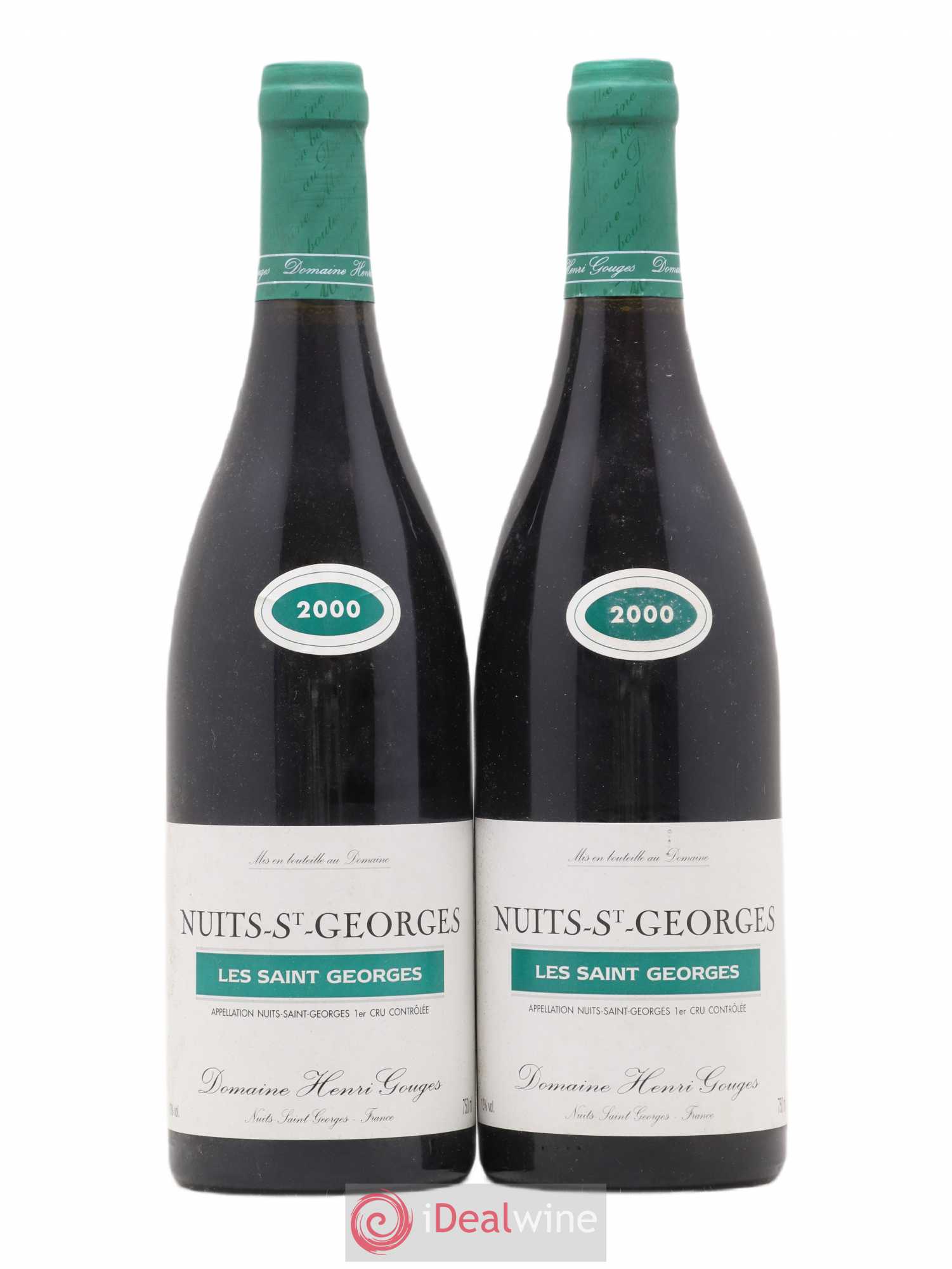 Nuits-Saint-Georges 1er Cru Les Saints Georges Henri Gouges 2000 - Lot de 2 bouteilles - 0