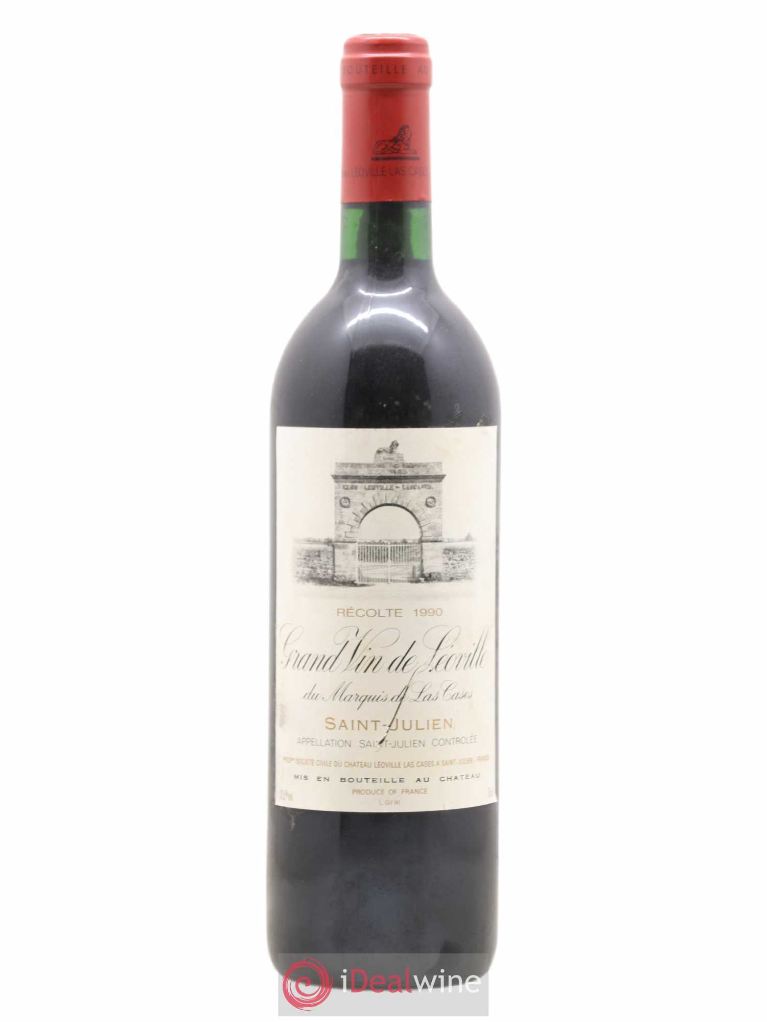 Château Léoville Las Cases 2ème Grand Cru Classé 1990 - Lot de 1 bouteille - 0