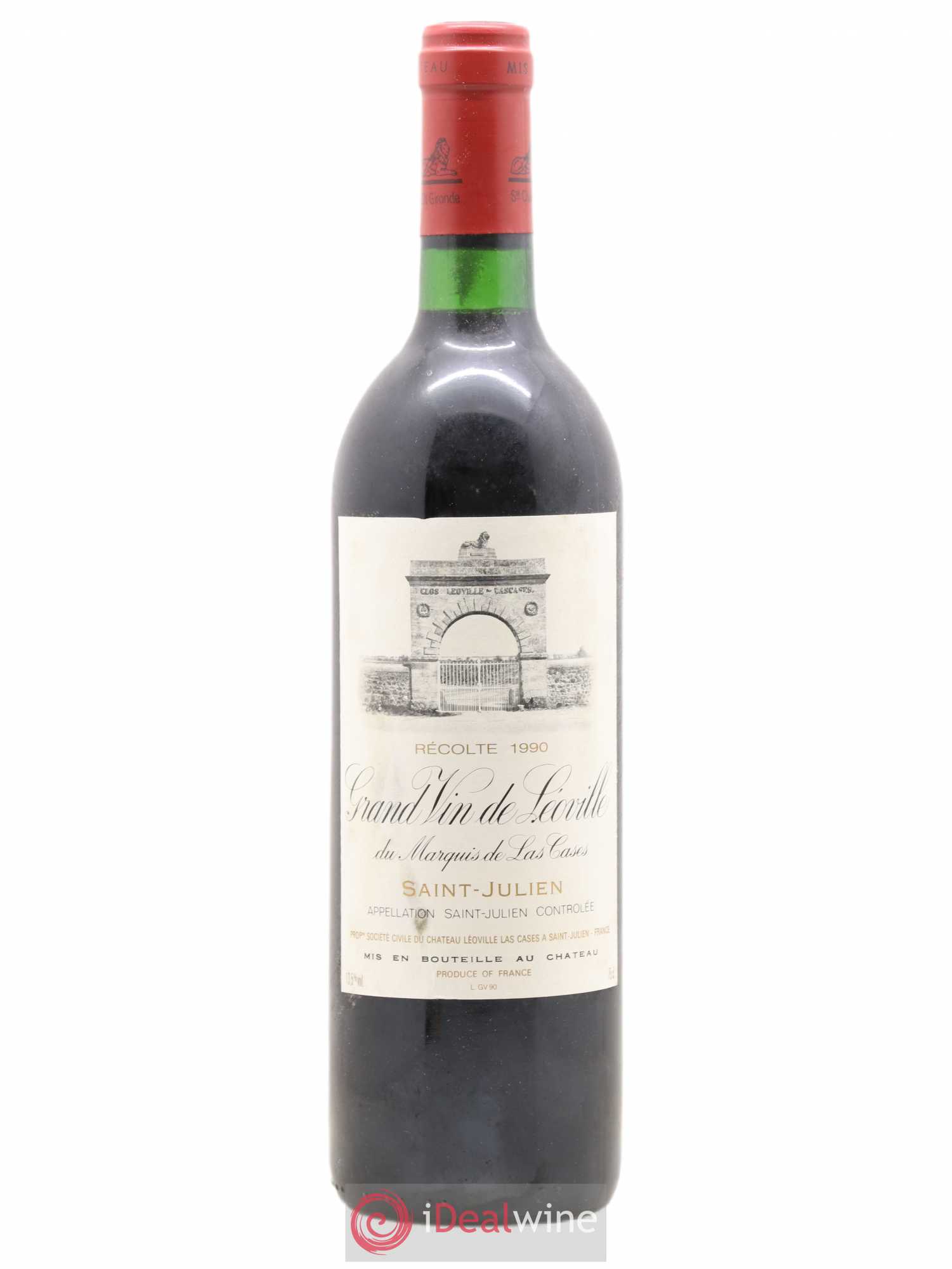 Château Léoville Las Cases 2ème Grand Cru Classé 1990 - Lot de 1 bouteille - 0