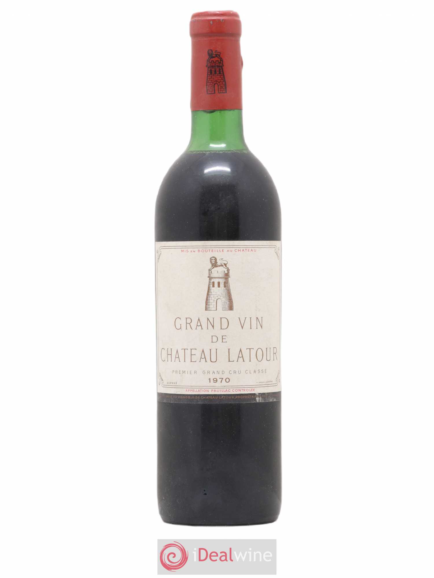 Château Latour 1er Grand Cru Classé 1970 - Lot de 1 bouteille - 0