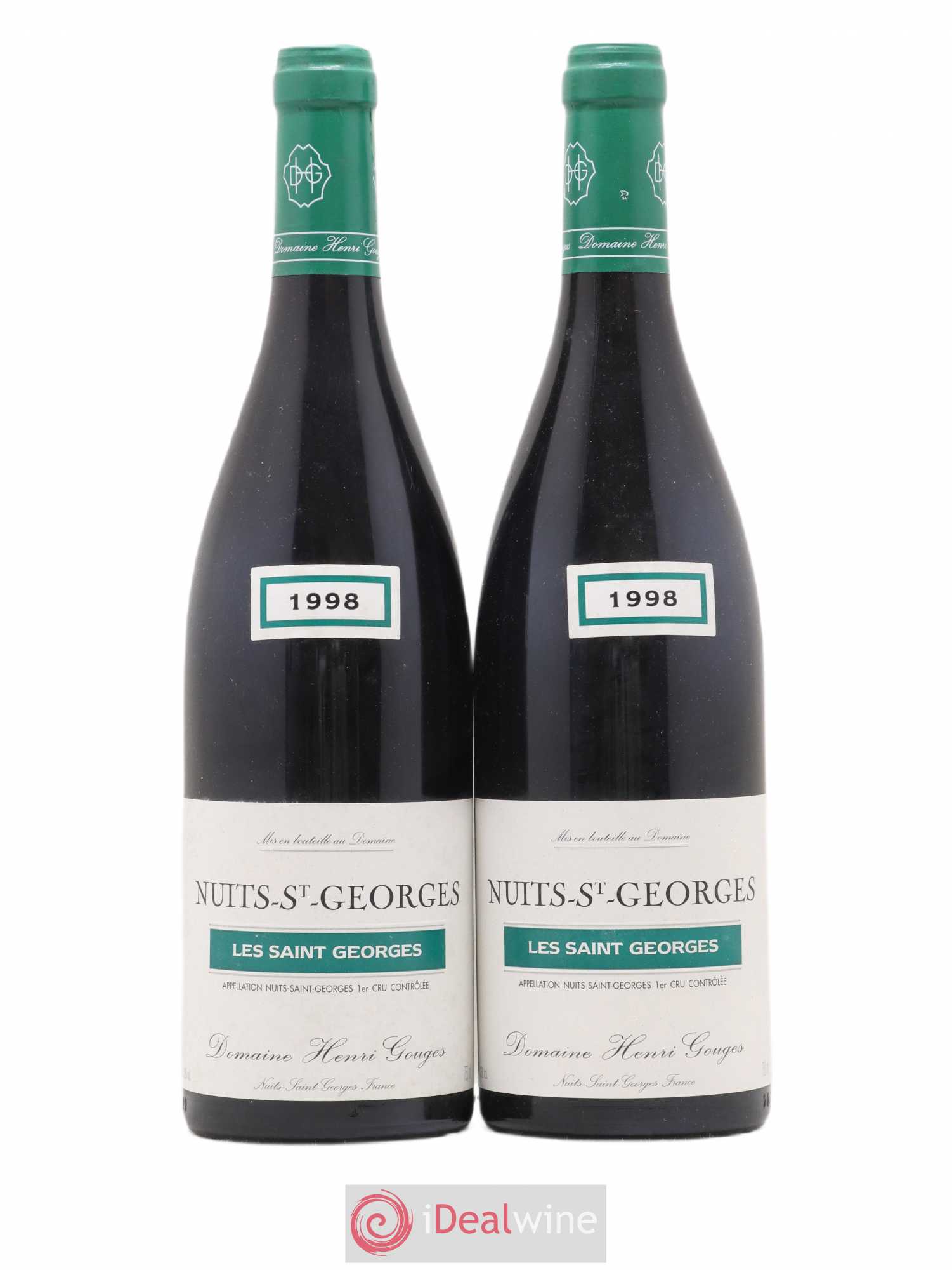 Nuits-Saint-Georges 1er Cru Les Saints Georges Henri Gouges 1998 - Posten von 2 Flaschen - 0