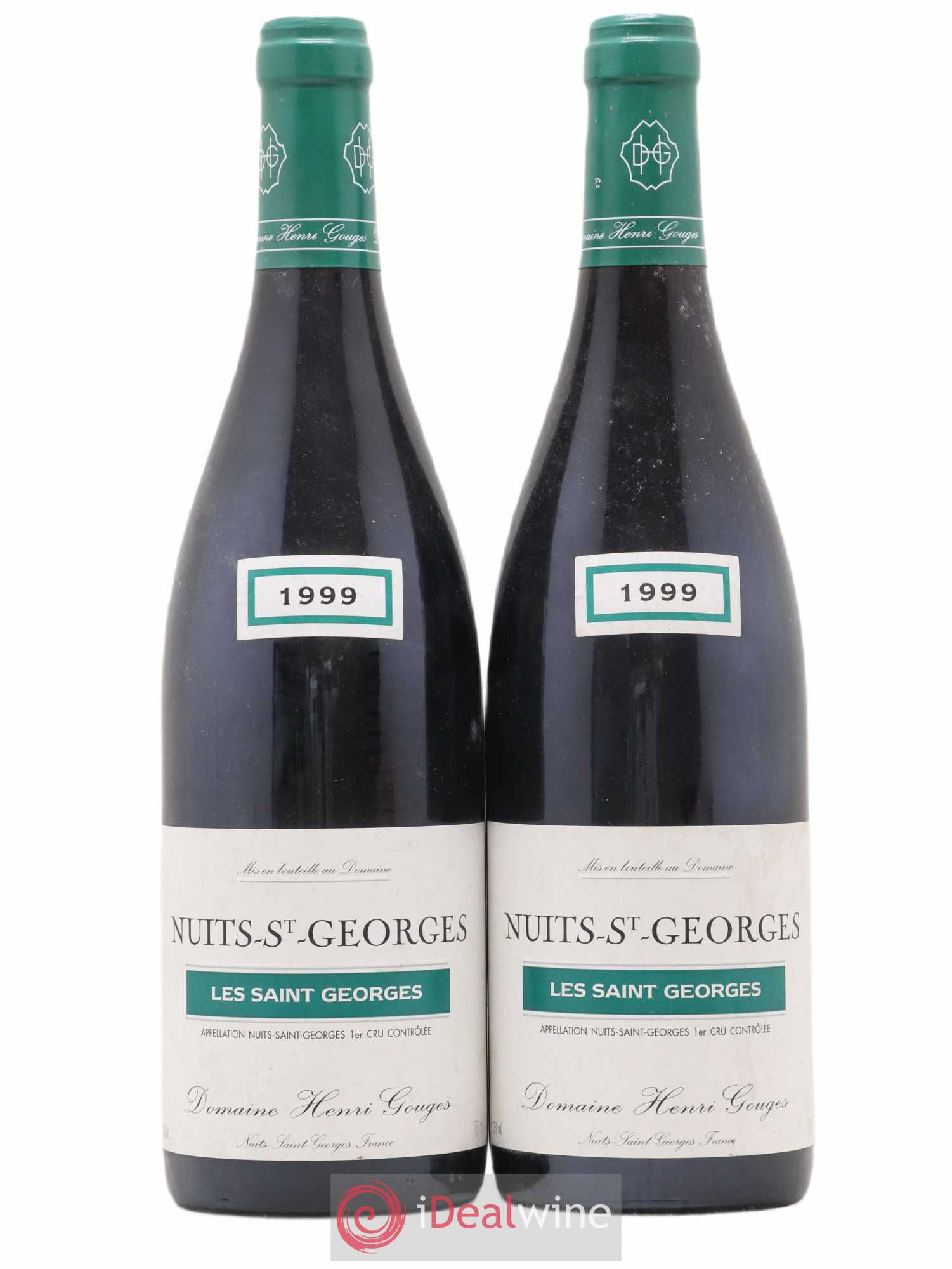 Nuits-Saint-Georges 1er Cru Les Saints Georges Henri Gouges 1999 - Lot de 2 bouteilles - 0
