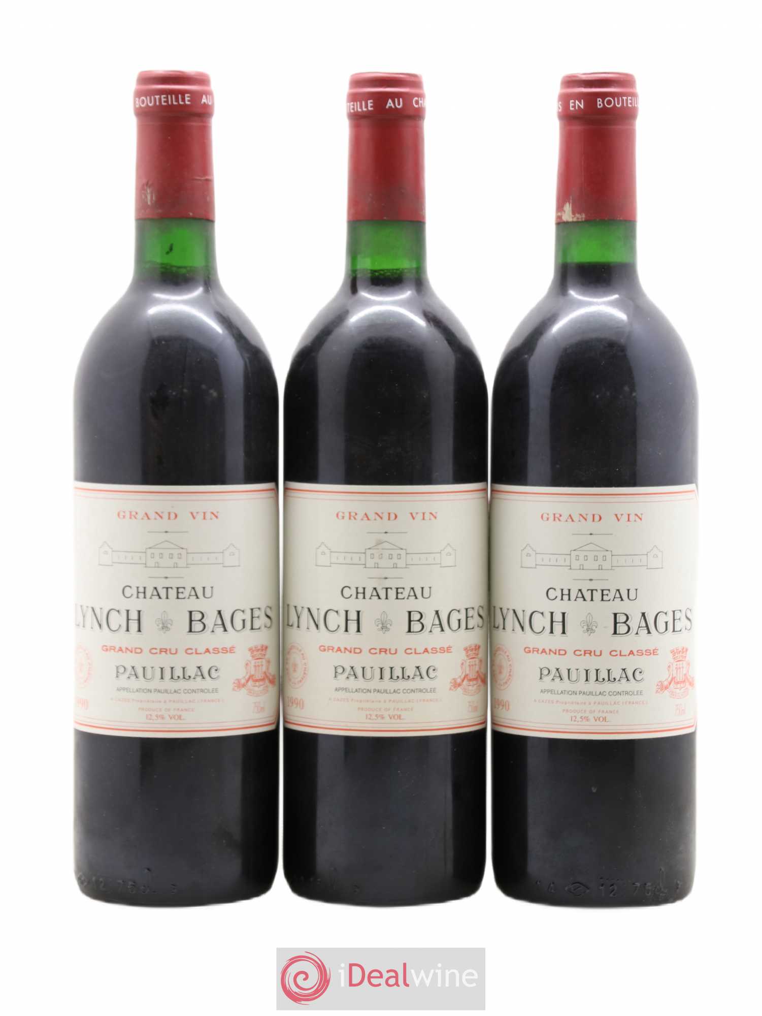 Château Lynch Bages 5ème Grand Cru Classé 1990 - Lot de 6 bouteilles - 1