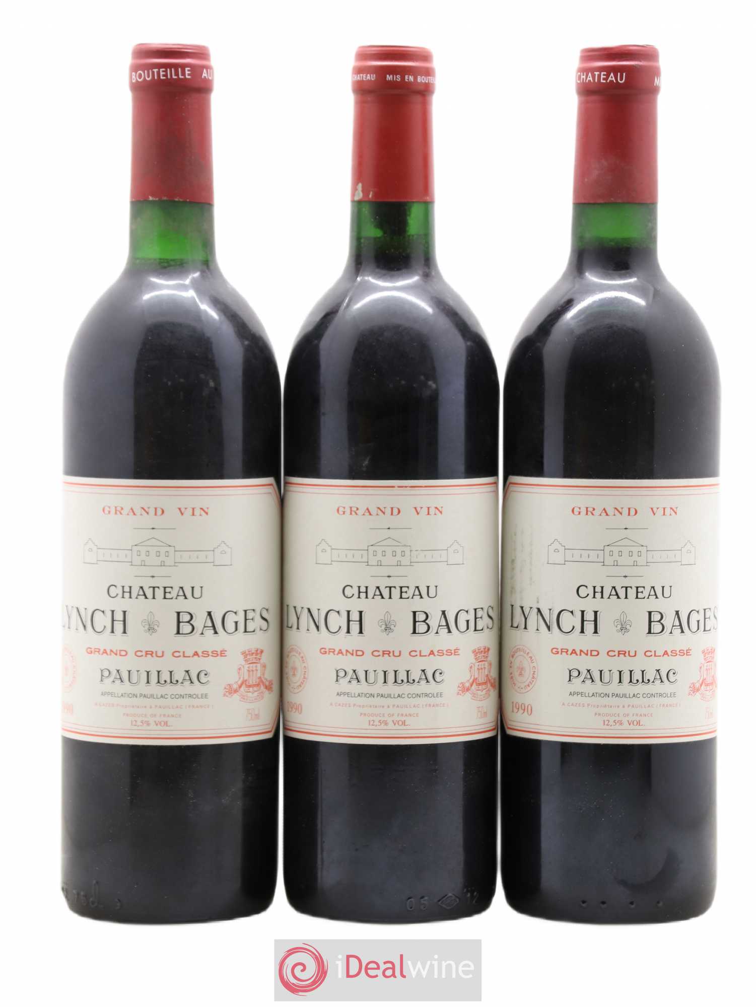 Château Lynch Bages 5ème Grand Cru Classé 1990 - Lot de 6 bouteilles - 3