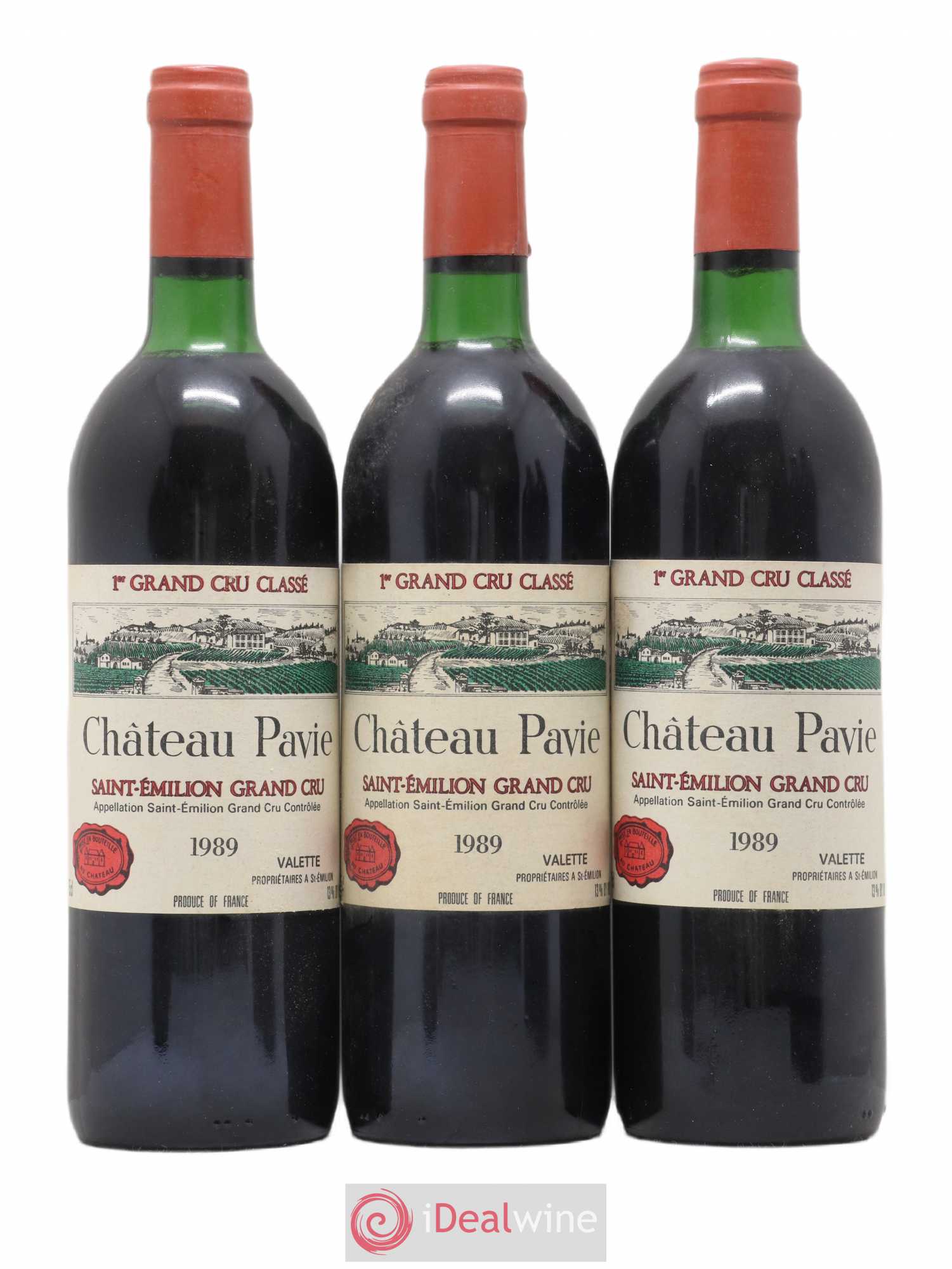 Château Pavie 1er Grand Cru Classé A 1989 - Lot de 6 bouteilles - 2