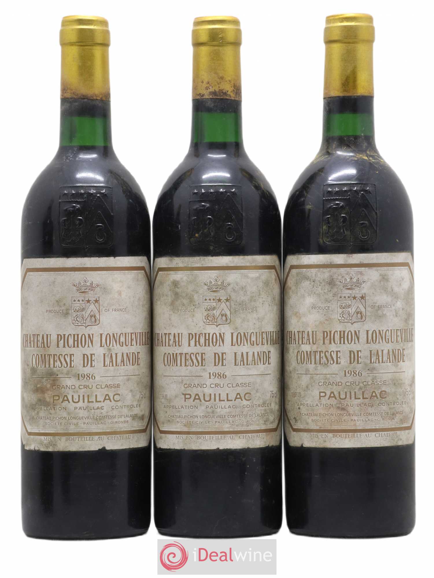 Château Pichon Longueville Comtesse de Lalande 2ème Grand Cru Classé 1986 - Lot de 6 bouteilles - 2