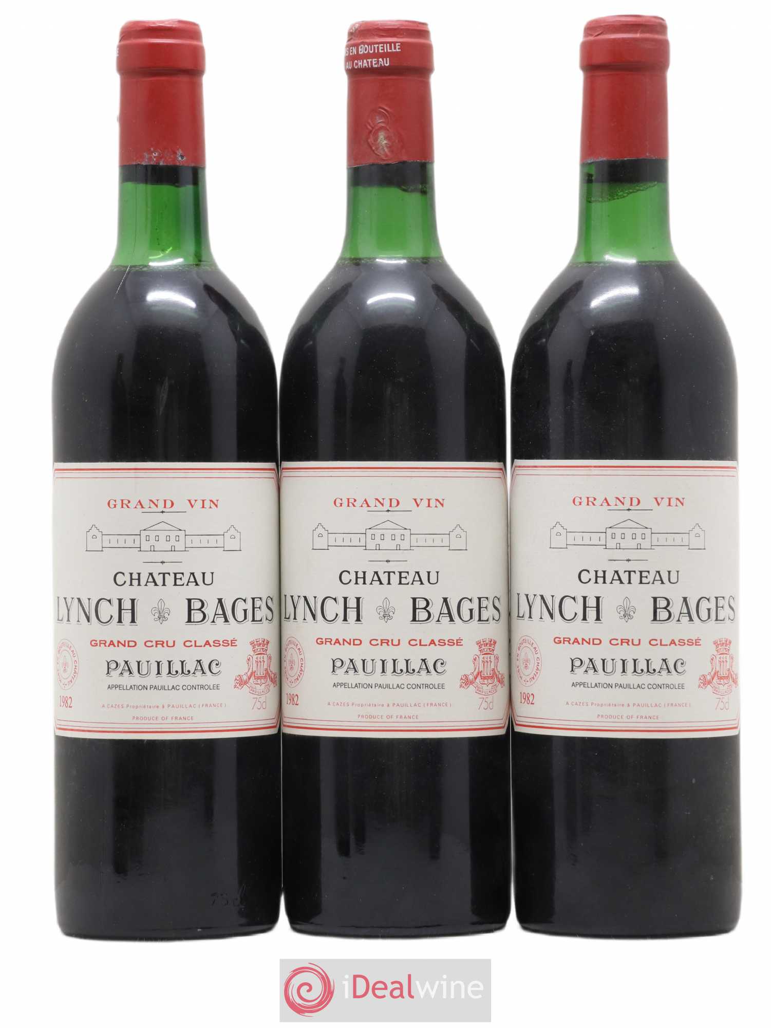 Château Lynch Bages 5ème Grand Cru Classé 1982 - Lot de 6 bouteilles - 1