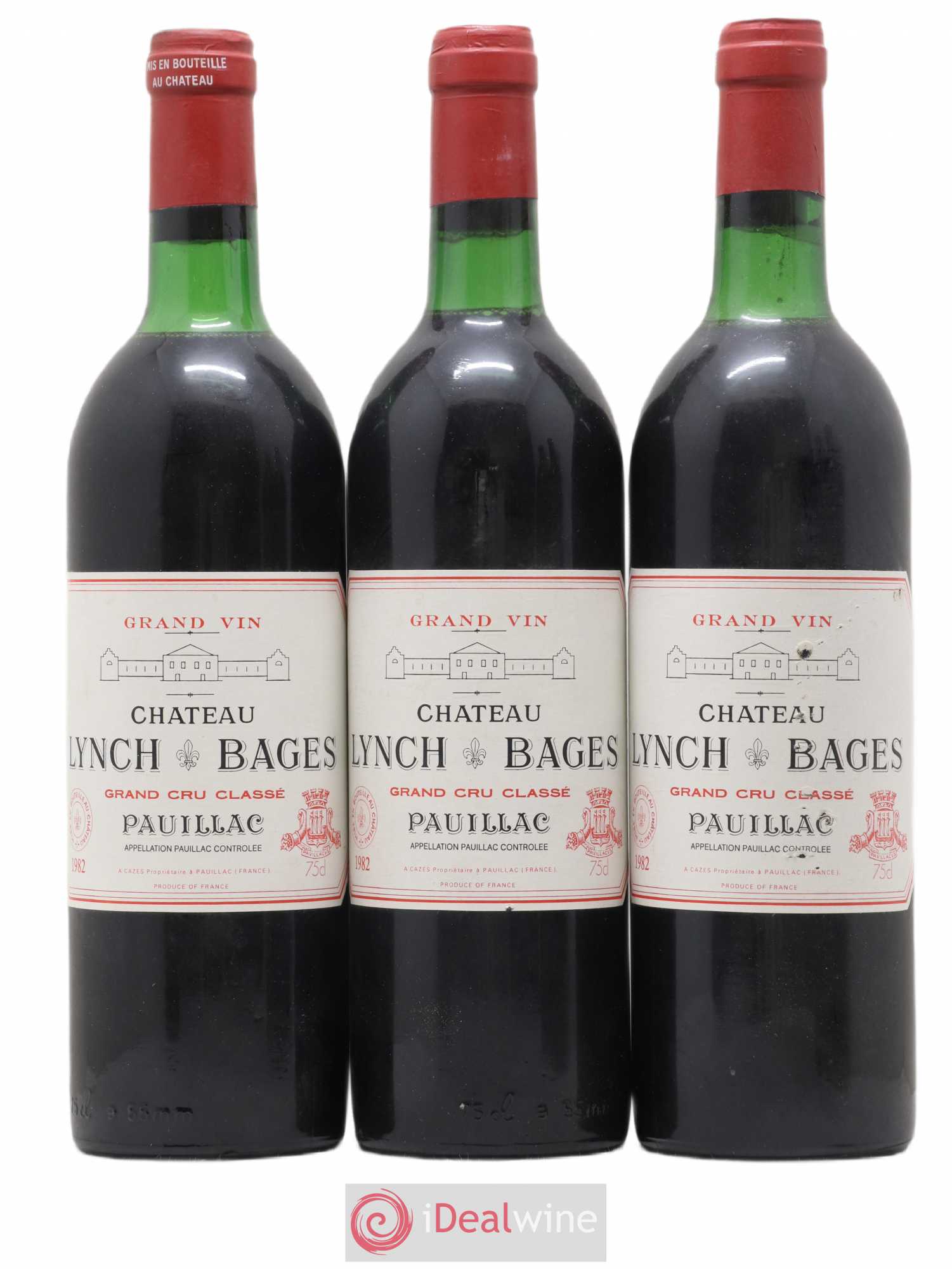 Château Lynch Bages 5ème Grand Cru Classé 1982 - Lot de 6 bouteilles - 2