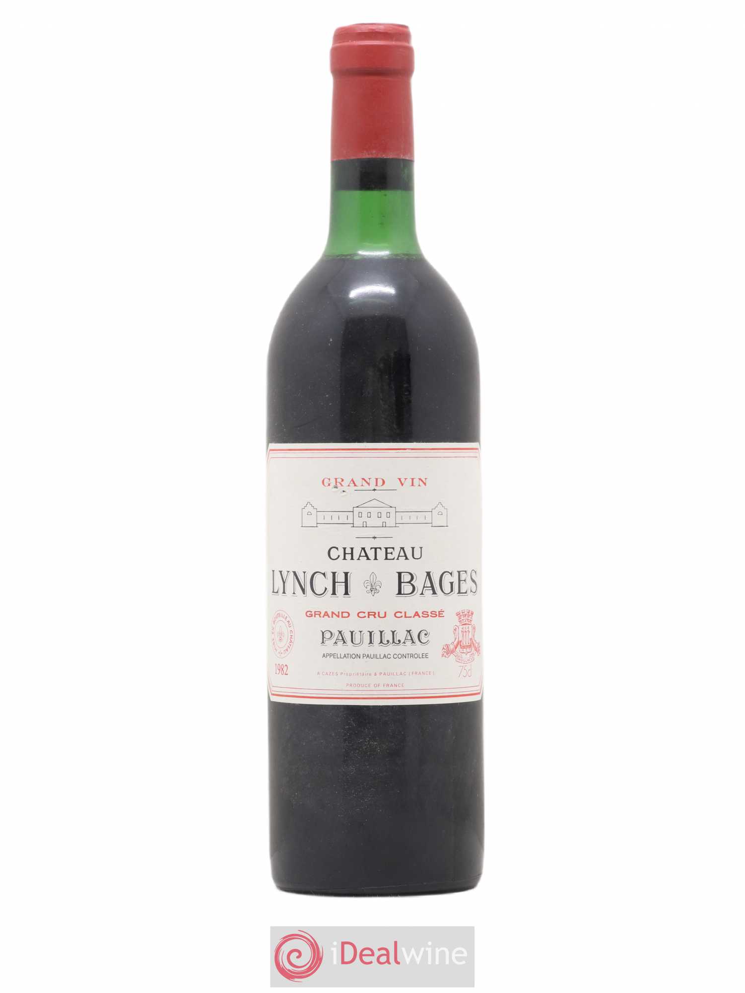 Château Lynch Bages 5ème Grand Cru Classé 1982 - Lot de 1 bouteille - 0