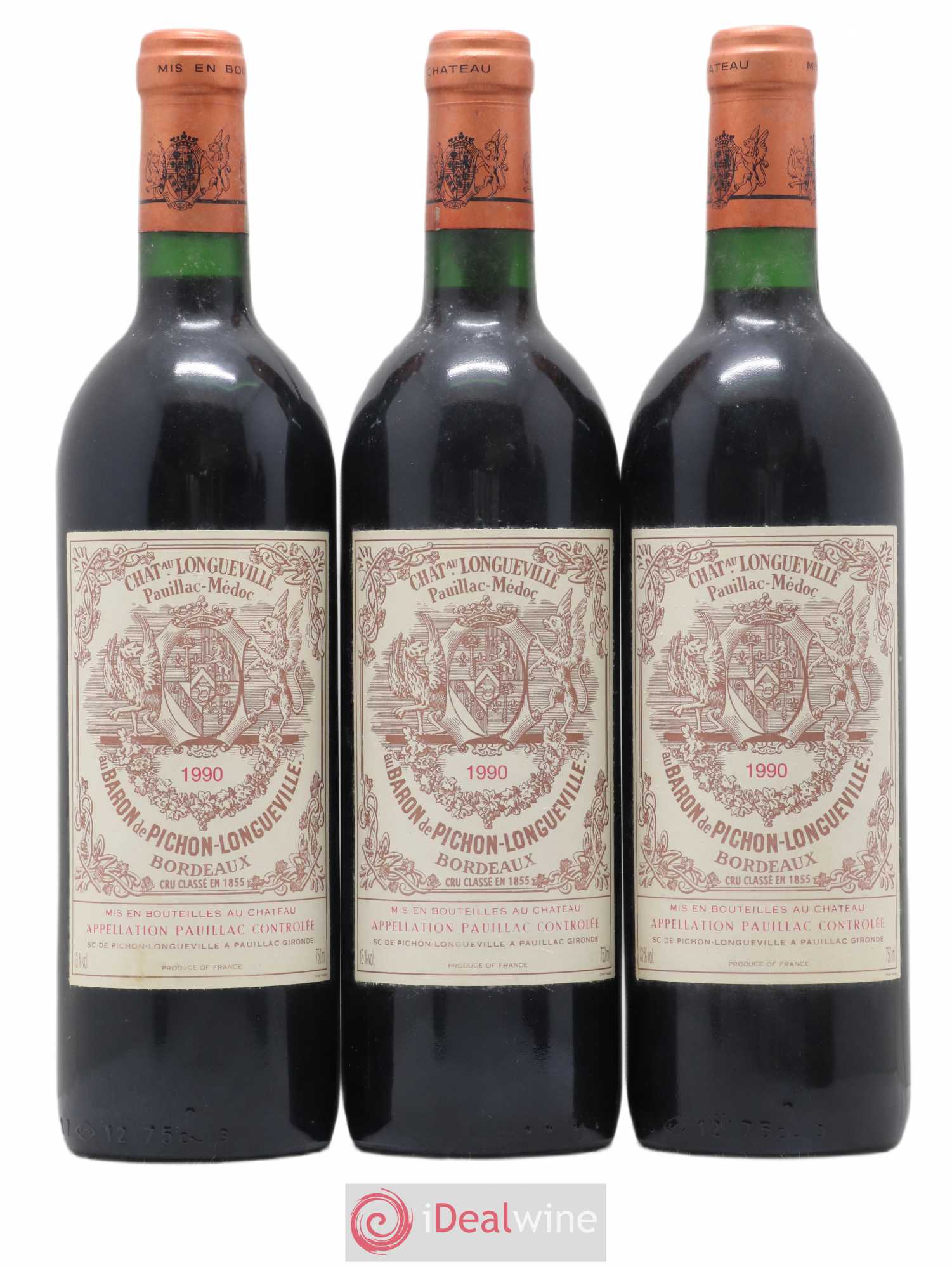 Pichon Longueville Baron 2ème Grand Cru Classé 1990 - Lot de 6 bouteilles - 2